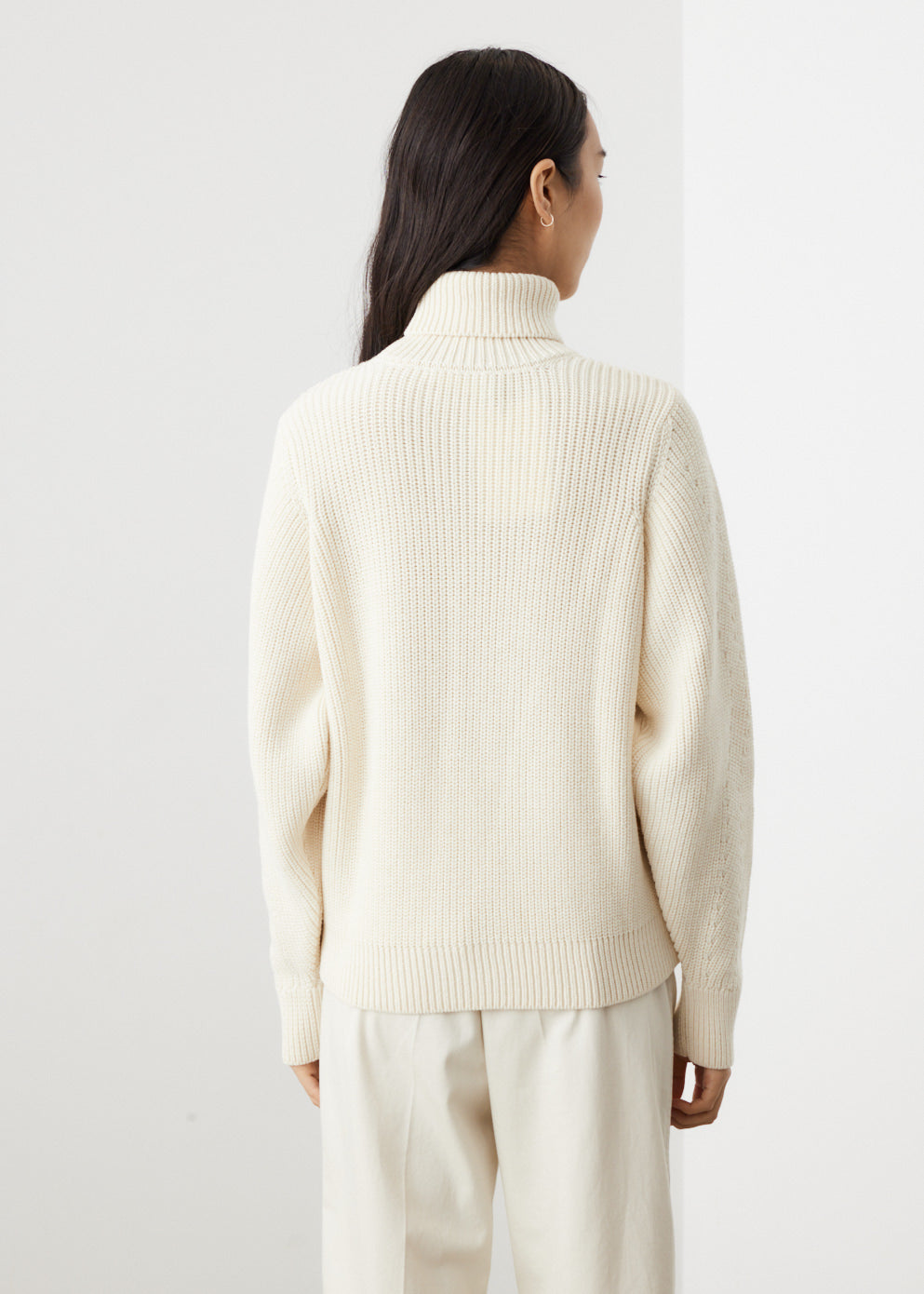 0011 Turtleneck Sweater for Women - Soft Winter Knit Pullover, Cozy High Neck Long Sleeve Top - Perfect for Office, Casual Outfits and Cold Weather Layering