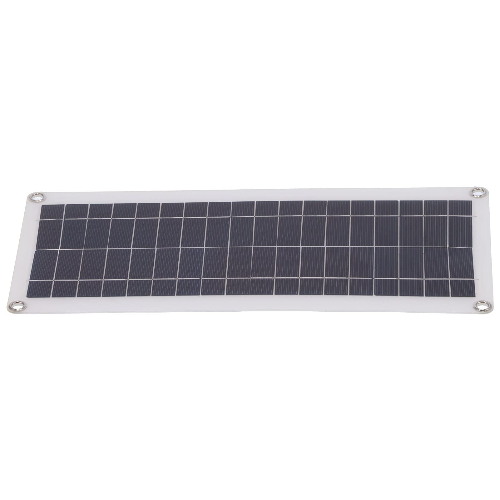 20W Flexible Polycrystalline Solar Panel - Durable, High Efficiency, Easy Installation with 4 Suction Cups - Perfect for Cars, RVs, Boats & Outdoor Street Lamps (Portable Solar Charging Solution)