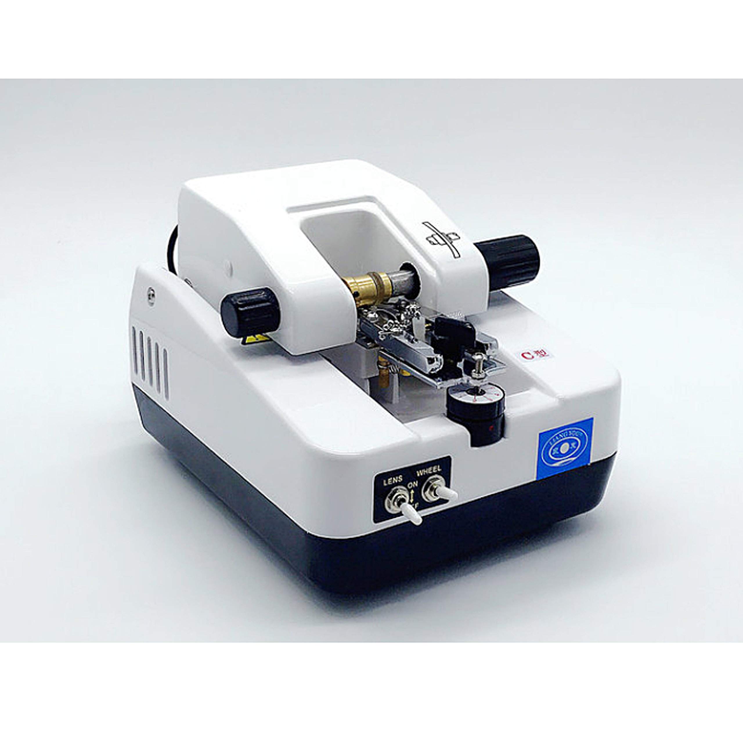 1800C Auto Lens Grooving Machine - Thin Stainless Steel Optical Equipment for Lens Grooving (110V) | Perfect for Eyeglass Frame Making & Optical Lab Precision Work