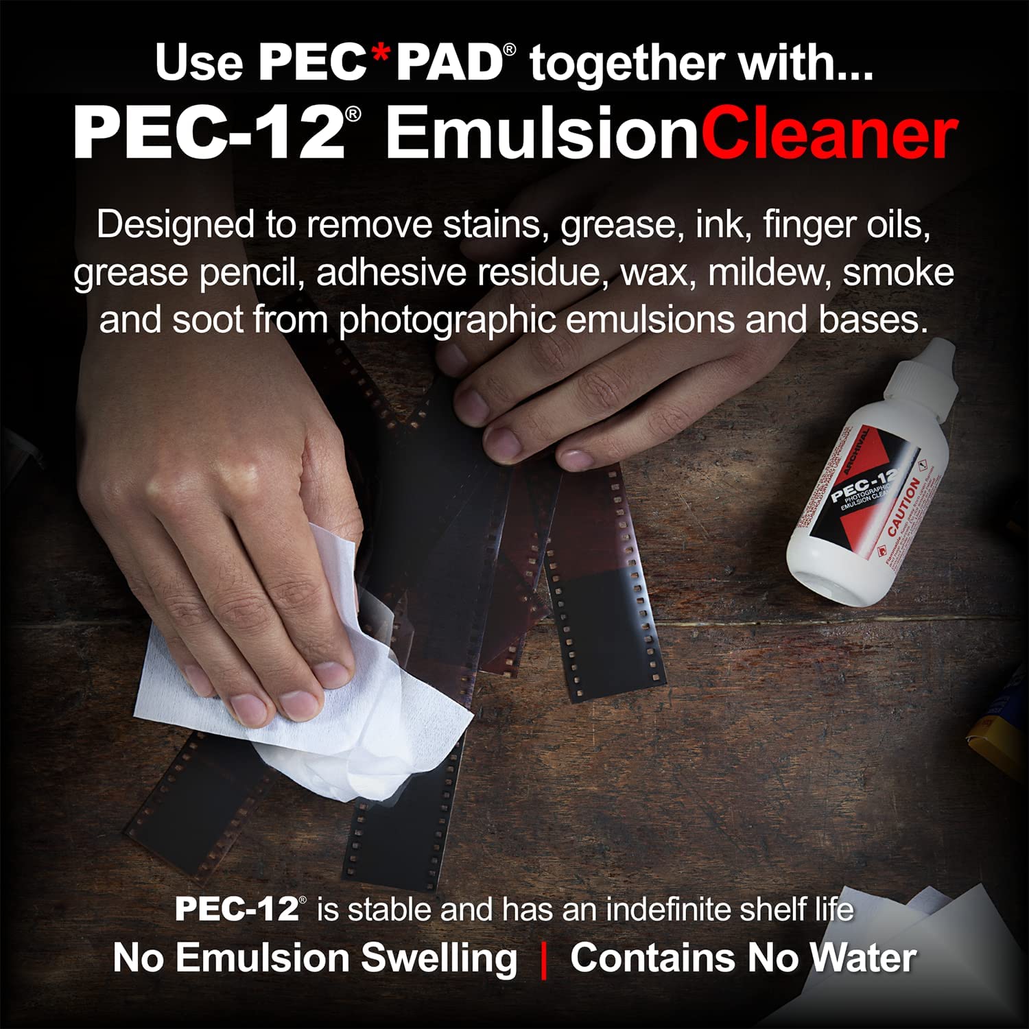 PEC*PAD Non-Abrasive Cleaning Wipes 4x4 Inch - Gentle Lint-Free Wipes for Electronics, Glasses, and Camera Lenses - Perfect for Home, Office, and Professional Use