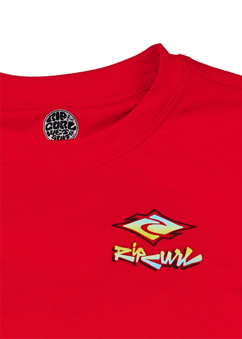 Rip Curl Boys 0-6 Diamond Fade Long Sleeve Rash Guard UV Sun Protection Swim Shirt for Kids - Perfect for Beach, Pool & Surfing
