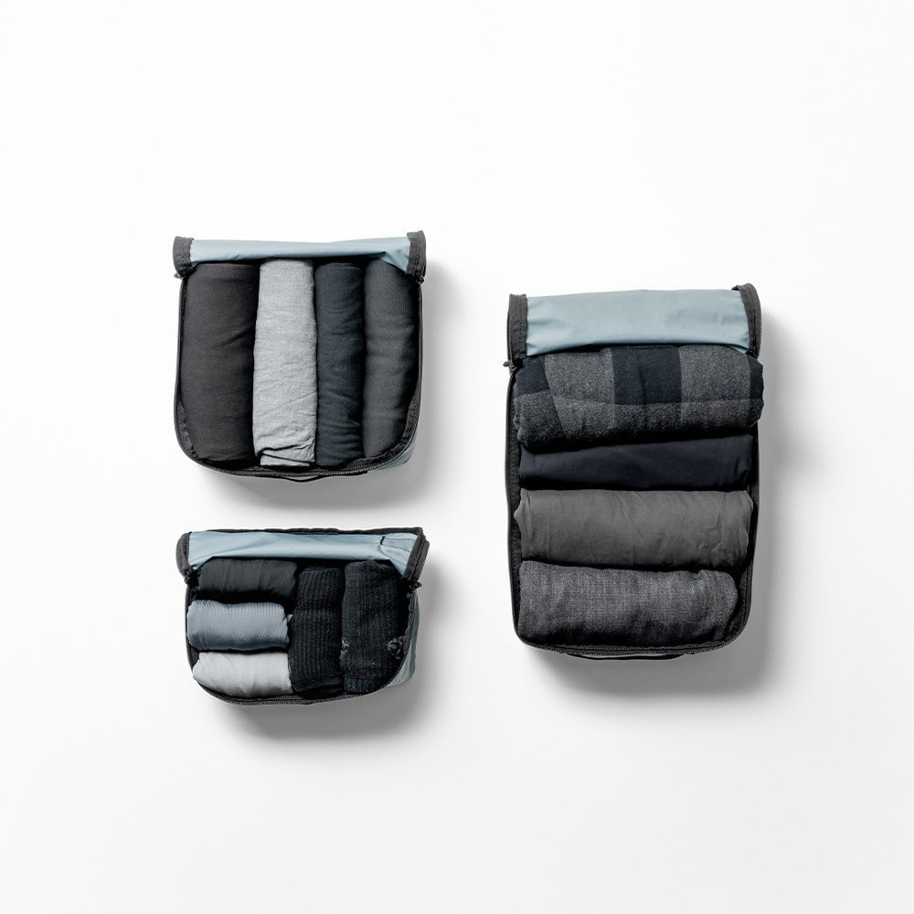 Matador Packing Cube Set - 3-Piece Lightweight Travel Organizer for Luggage & Backpack | Perfect for Business Trips, Vacations & Camping Gear Organization