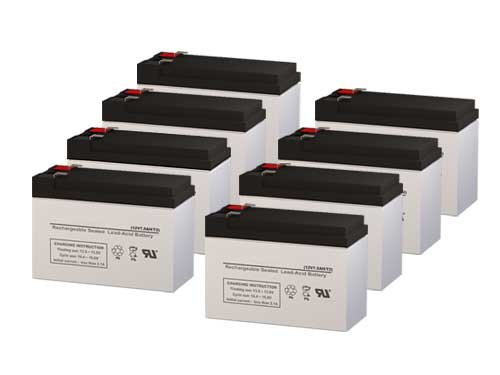 Upsonic 2000 UPS Replacement Batteries - Set of 8 | Compatible with Major UPS Brands | Long-Lasting Backup Power for Home & Office Electronics