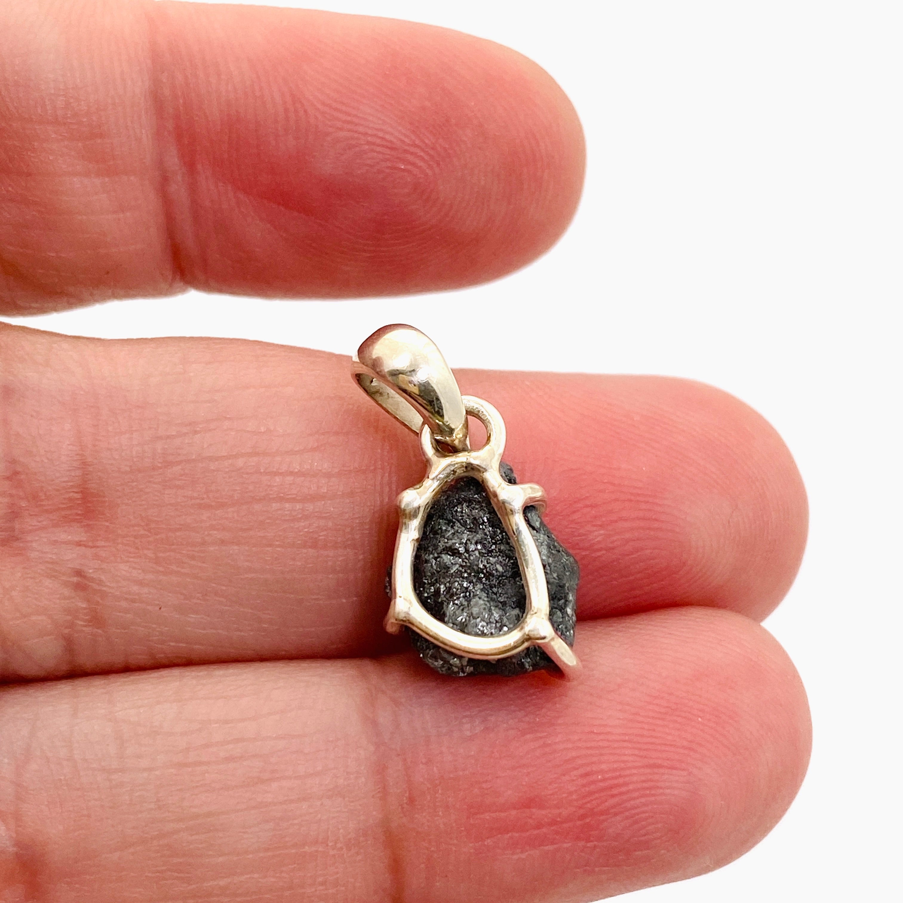 Natural Rough Diamond Freeform Raw Pendant Necklace - 925 Sterling Silver Jewelry PPGJ1039 for Boho Chic & Everyday Wear
