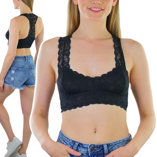 Sweetheart Neckline Racerback - Black