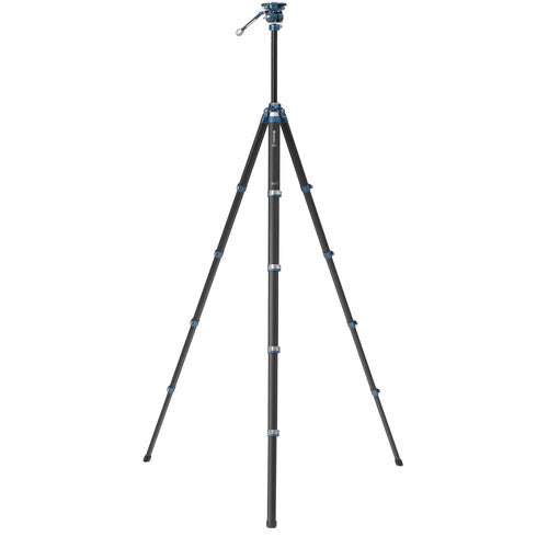 Benro CyanBird CF 2 Series Carbon Fiber Tripod with FS20PROC501 Hybrid Head - 5-Section Professional Camera Tripod for Photography & Videography - Perfect for Travel, Outdoor Shoots and Studio Work