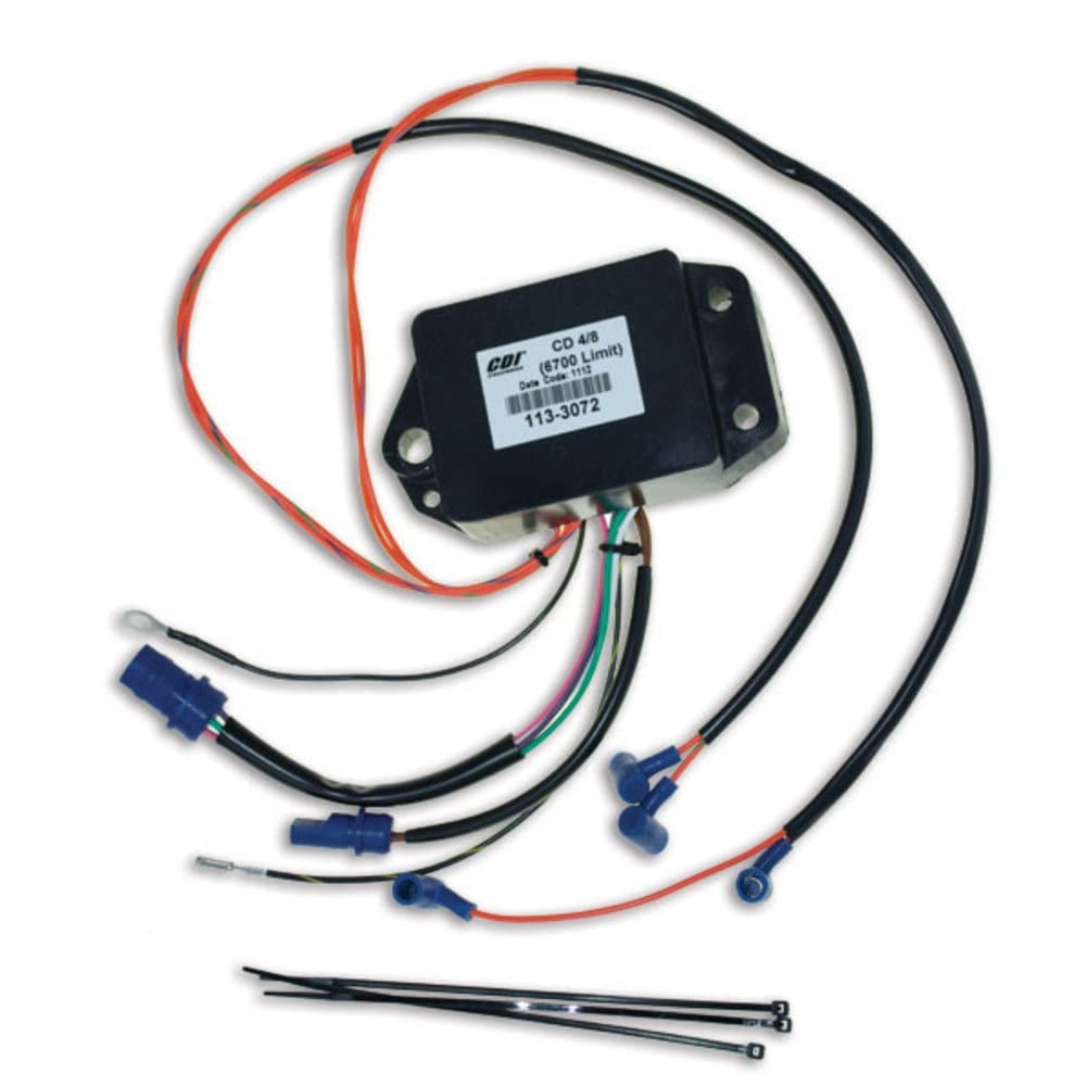 CDI Electronics 113-3072 4/8 Cylinder Power Pack for Johnson Evinrude Outboard Motors - Reliable Ignition System for Marine Boating & Fishing