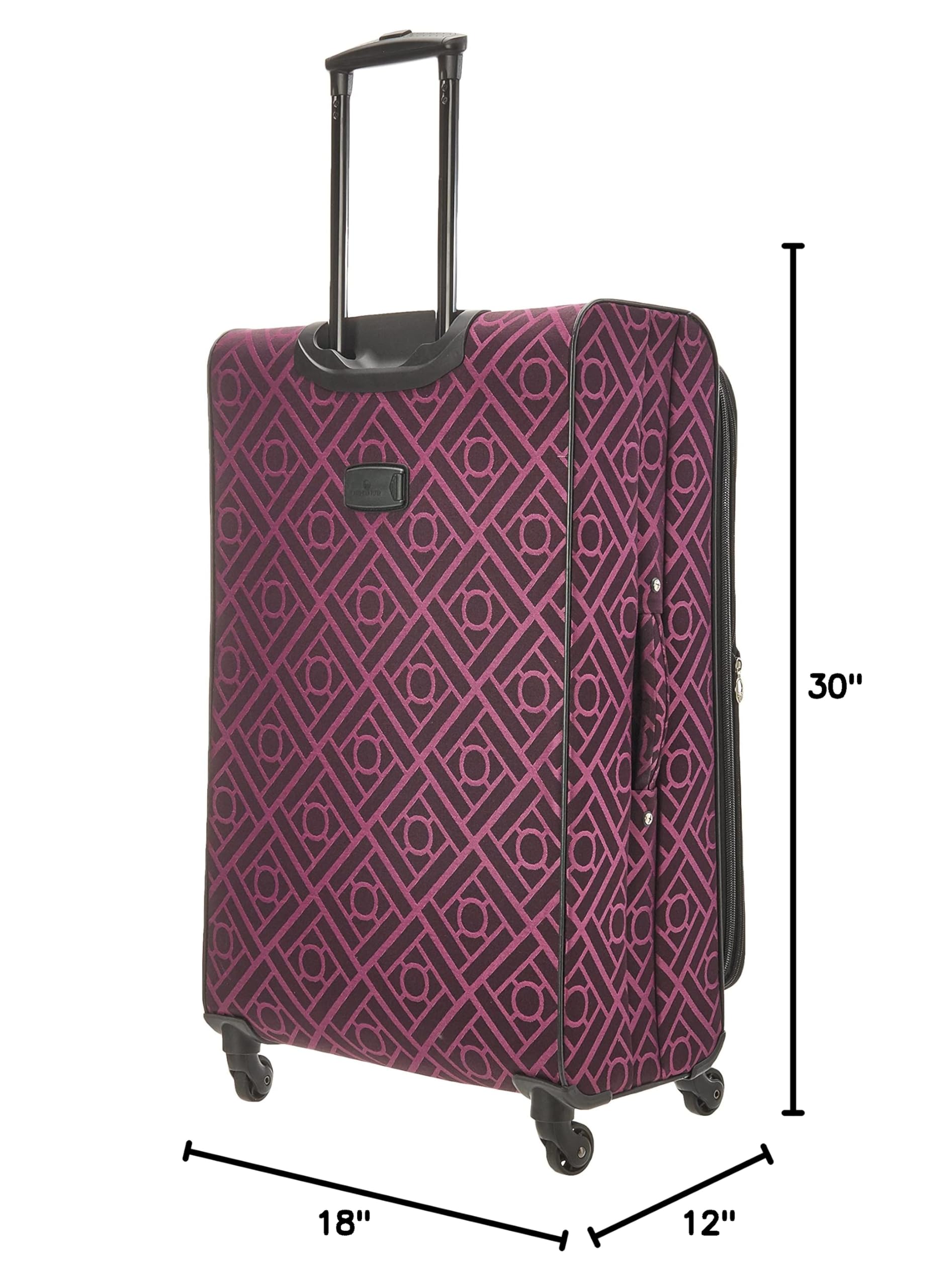 American Flyer Astor Collection 5-Piece Luggage Set - Durable Spinner Suitcase with TSA Lock for Travel, Business Trips & Family Vacations
