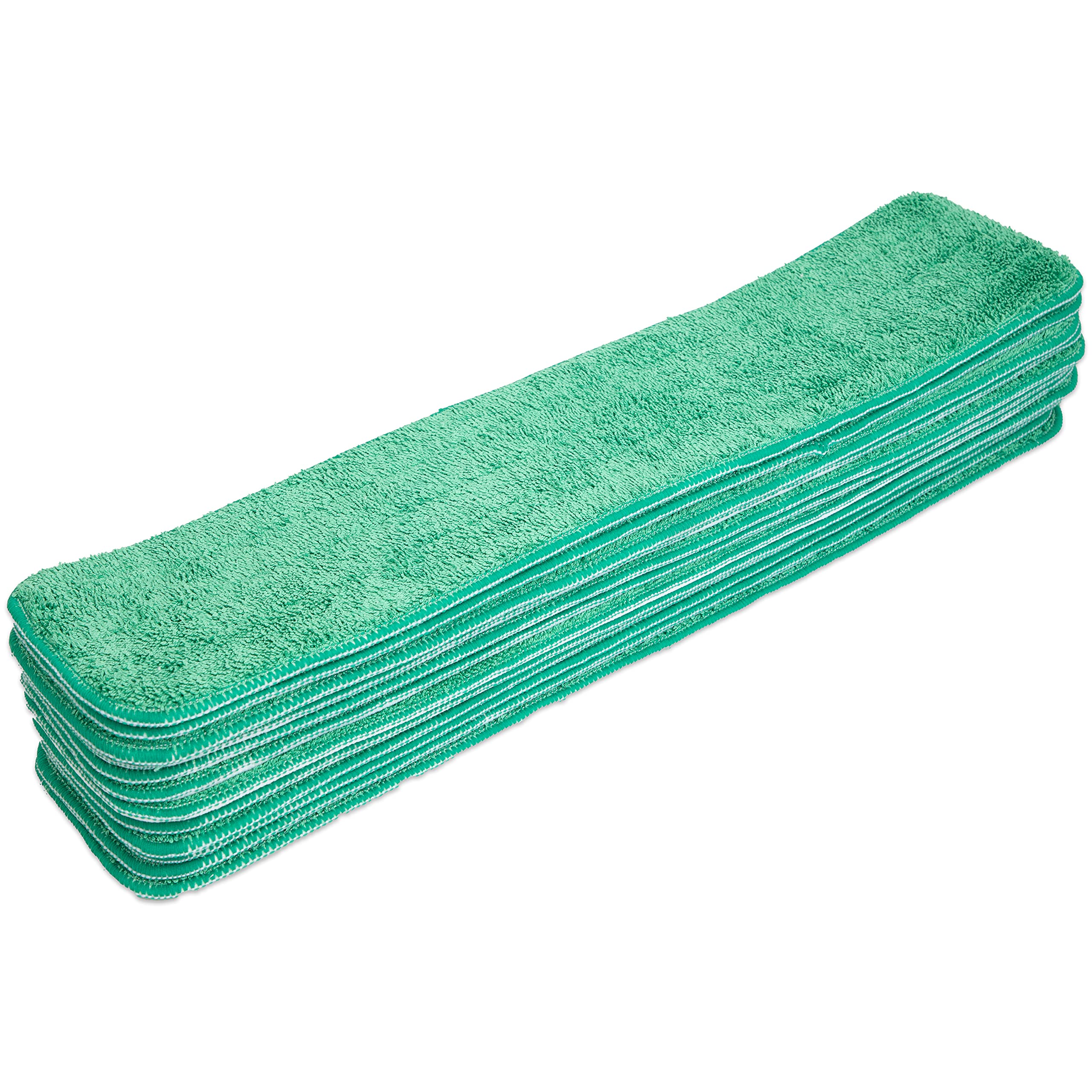**Arkwright Spray Mop Replacement Pads - 120-Pack Bulk Microfiber Refill Pads for Wet & Dry Floor Cleaning - Compatible with Bona, Rubbermaid & All Mop Heads (24 Inch, Green) - Ideal for Hardwood, Tile & Laminate Floors**