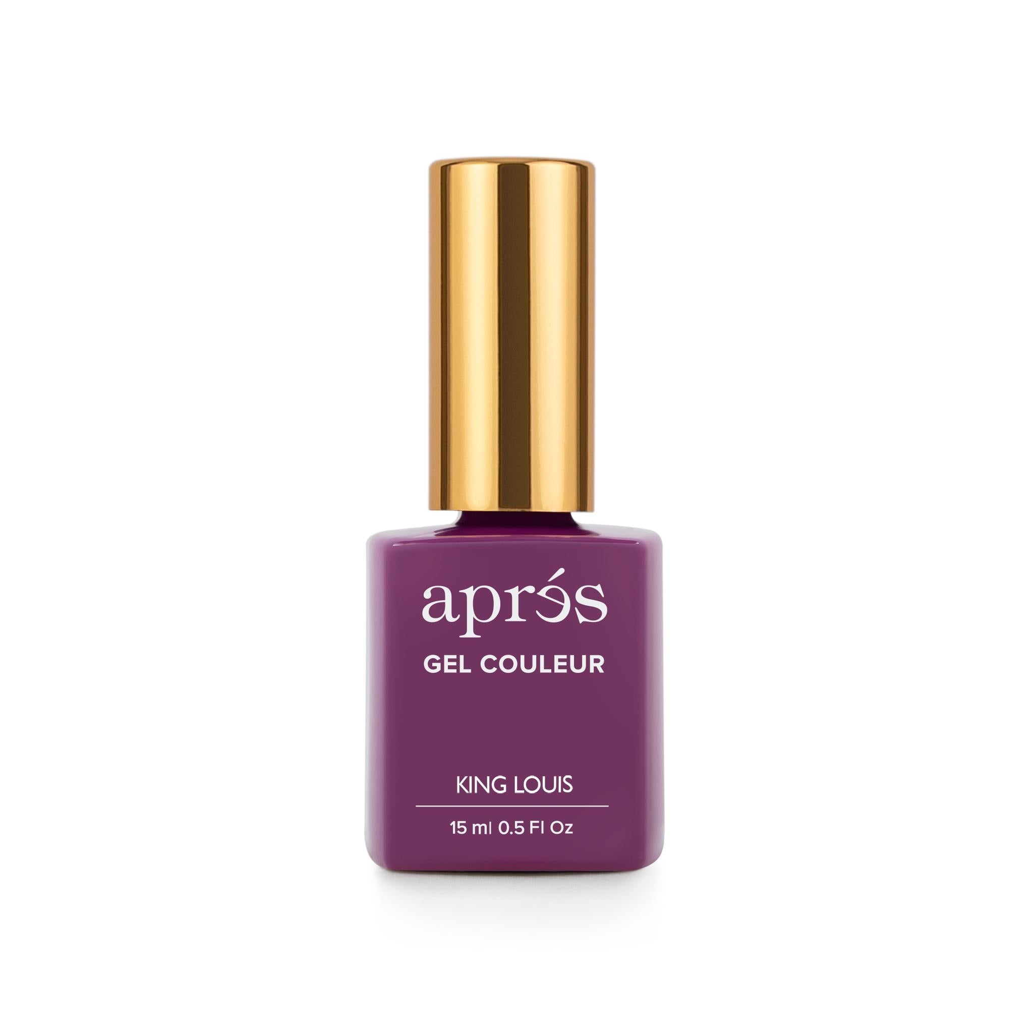 Apres Gel Nail Polish - King Louis - Long Lasting Gel Nail Color for Salon Quality Manicures at Home | Perfect for Parties, Weddings & Special Occasions