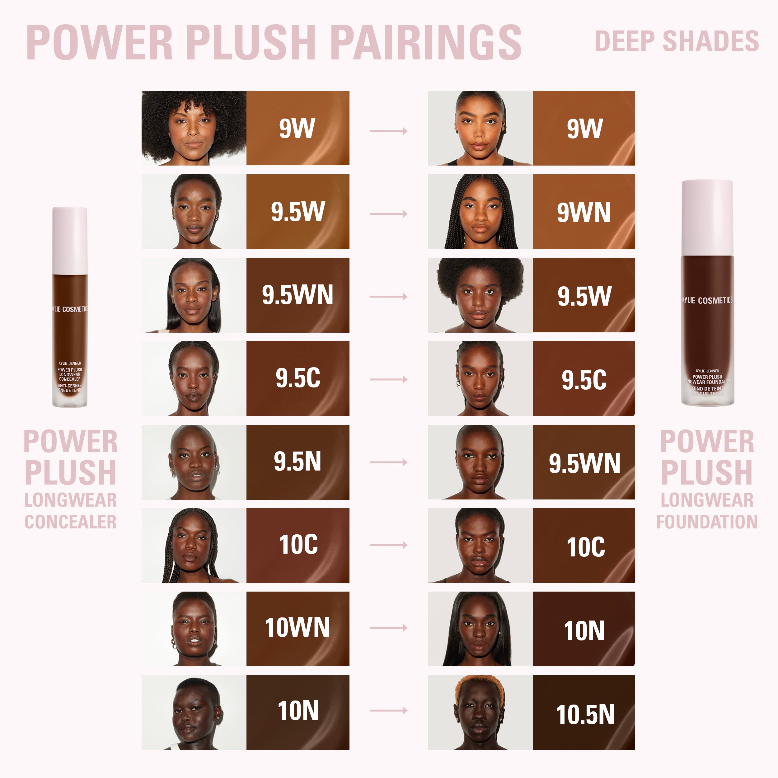 Power Plush Foundation & Concealer Duo - Full Coverage Makeup for Flawless Skin - Perfect for Daily Wear, Special Occasions & Photo Shoots