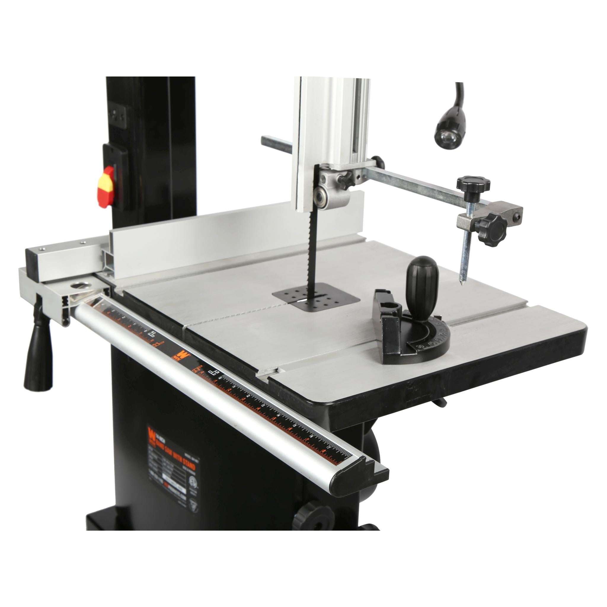 WEN BA1487 14 Inch Two Speed Band Saw with Stand and Work Light - Heavy Duty Woodworking Tool for DIY Projects & Professional Use - Perfect for Cutting Wood, Metal & Plastic in Home Workshop