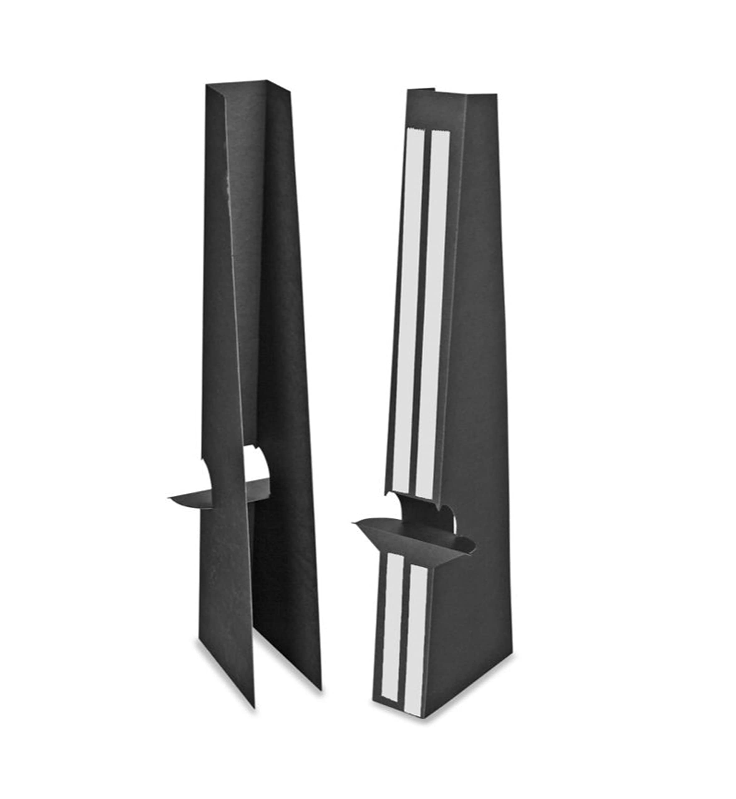 Self-Adhesive Cardboard Easel Backs 24 Inch - 8 Pack Double Wing Stands for Custom Standees, Centerpieces, Signs, Crafts & Props - Perfect for Trade Shows, Retail Displays, Weddings & DIY Projects