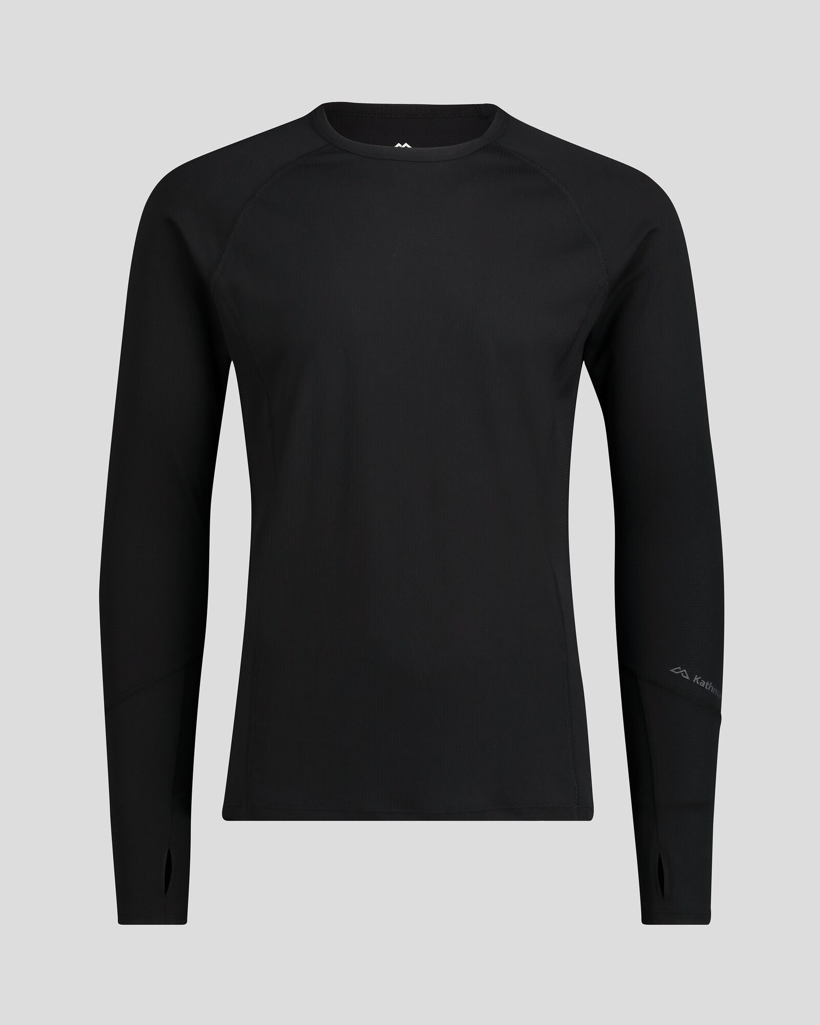 KMDAction Men's Baselayer Top - Moisture Wicking, Breathable & Odor Resistant - Black - Perfect for Running, Hiking & Outdoor Workouts
