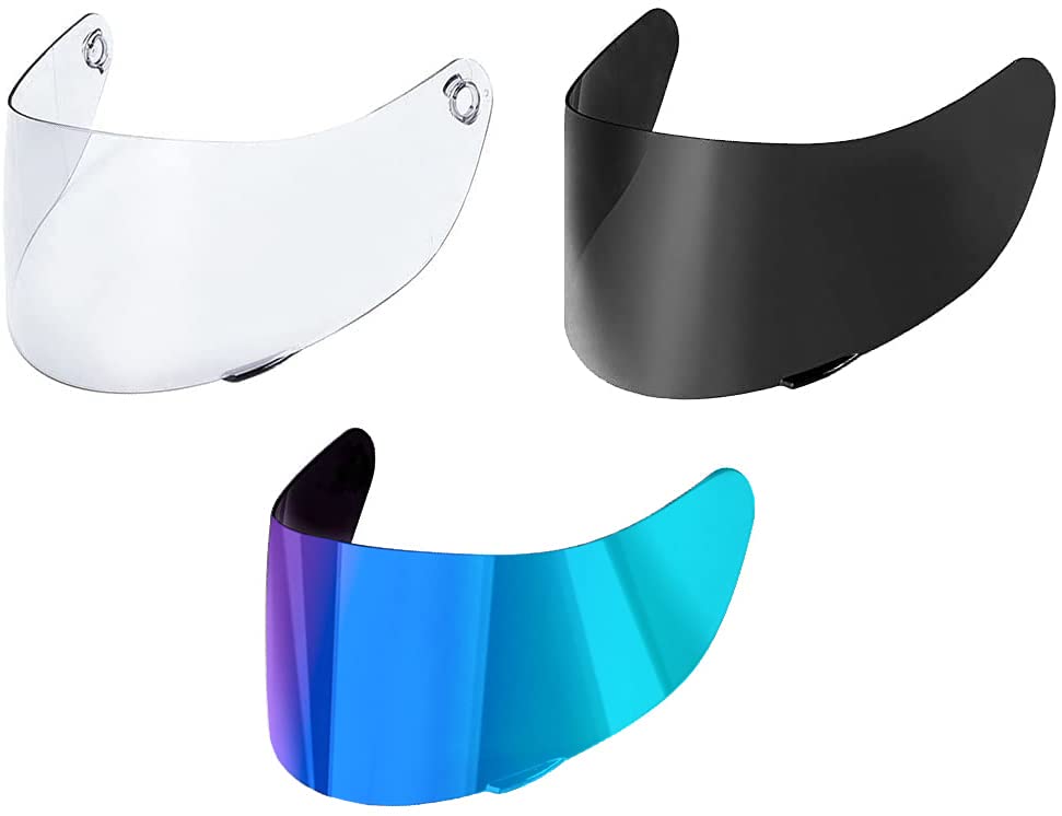Bluetooth Motorcycle Helmet with Interchangeable Clear, Tinted & Iridium Visors - Hands-Free Communication & UV Protection for Riders | Perfect for Commuting, Touring & Adventure Riding