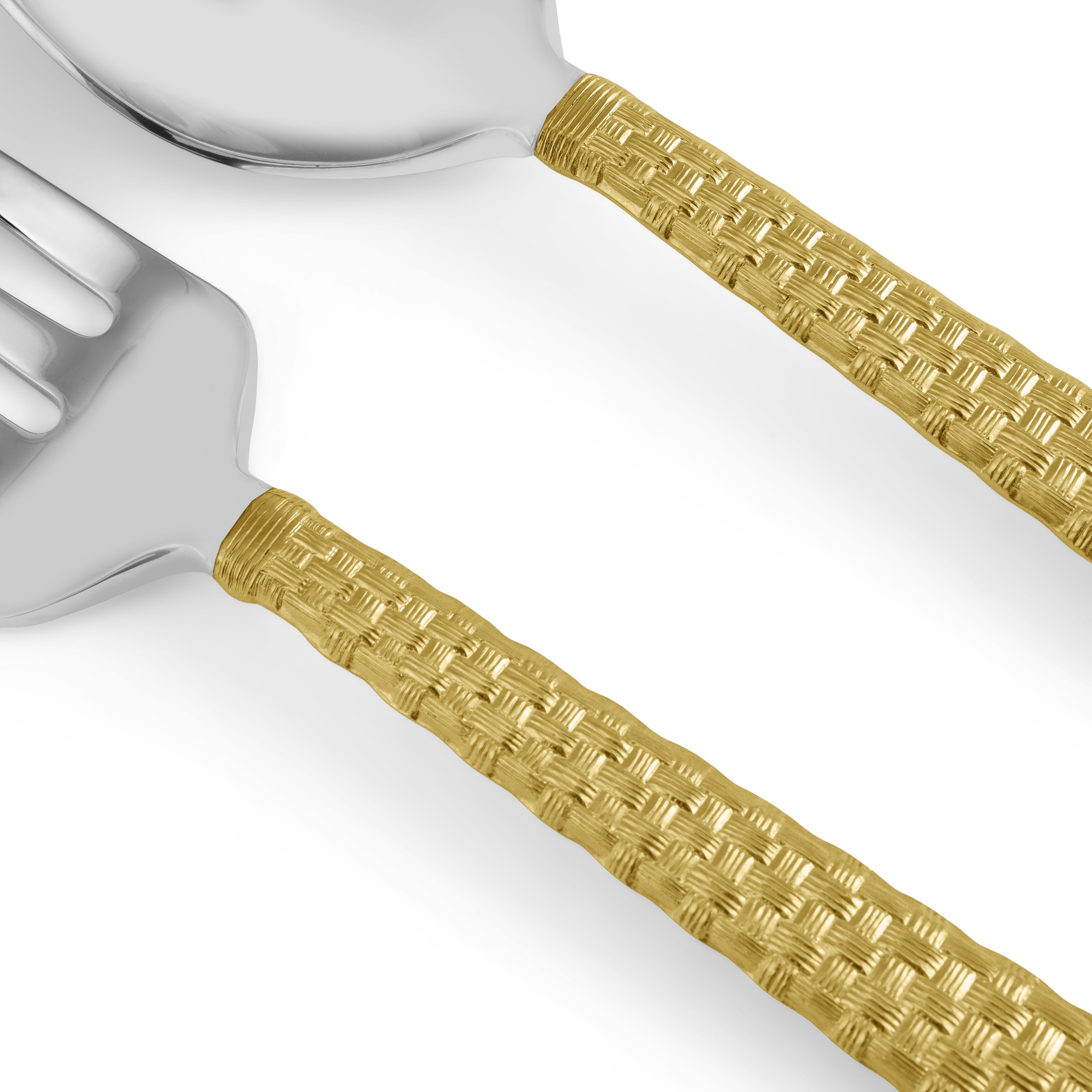 Premium Palm Serving Set - Elegant Silver Plated Appetizer Utensils for Parties, Weddings & Entertaining