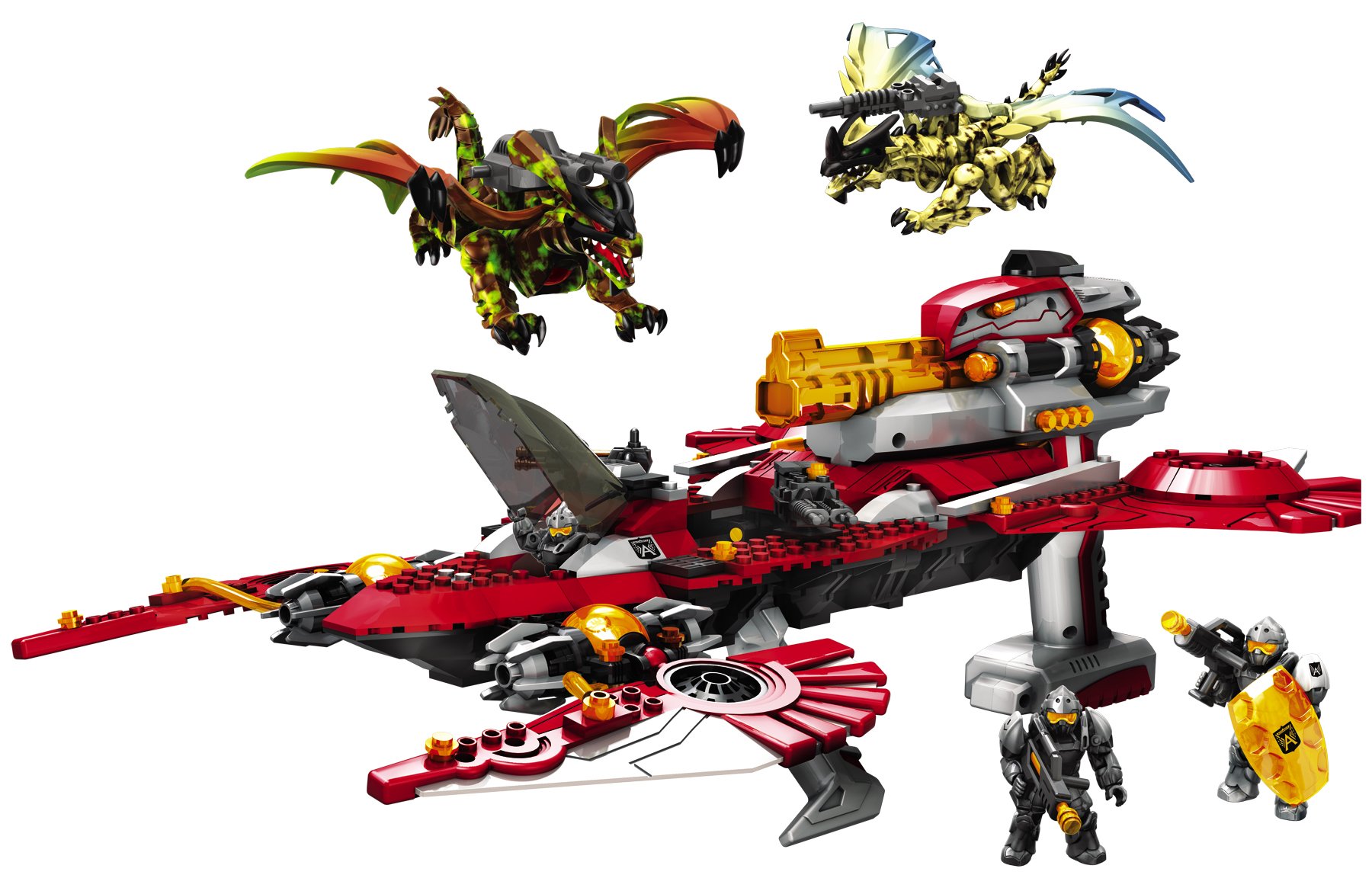 Mega Bloks Dragon Destroyer - Ultimate Action Building Set for Kids Play
