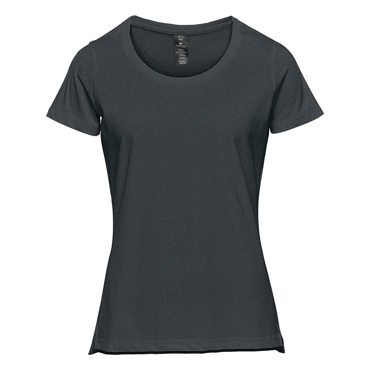 Stormtech Women's Quick-Dry Performance T-Shirt - Moisture Wicking Workout Top [Grey] for Running, Yoga & Outdoor Activities | CPM 1W