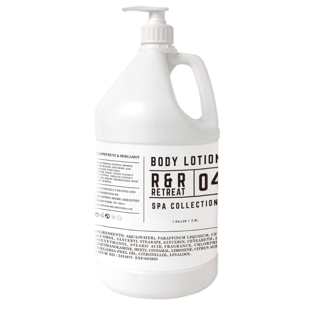 Retreat Body Lotion Refill - Grapefruit & Bergamot Scented Moisturizer for Dry Skin | Hydrating & Nourishing Lotion for Daily Use at Home, Spa or Travel