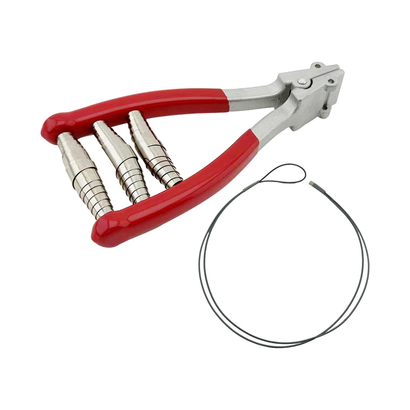 Professional Tennis & Badminton Racket Stringing Clamp - Heavy Duty 3-Spring Starting Clamp Tool for Racquet Sports Equipment | Perfect for Tennis, Badminton Players & Stringing Professionals