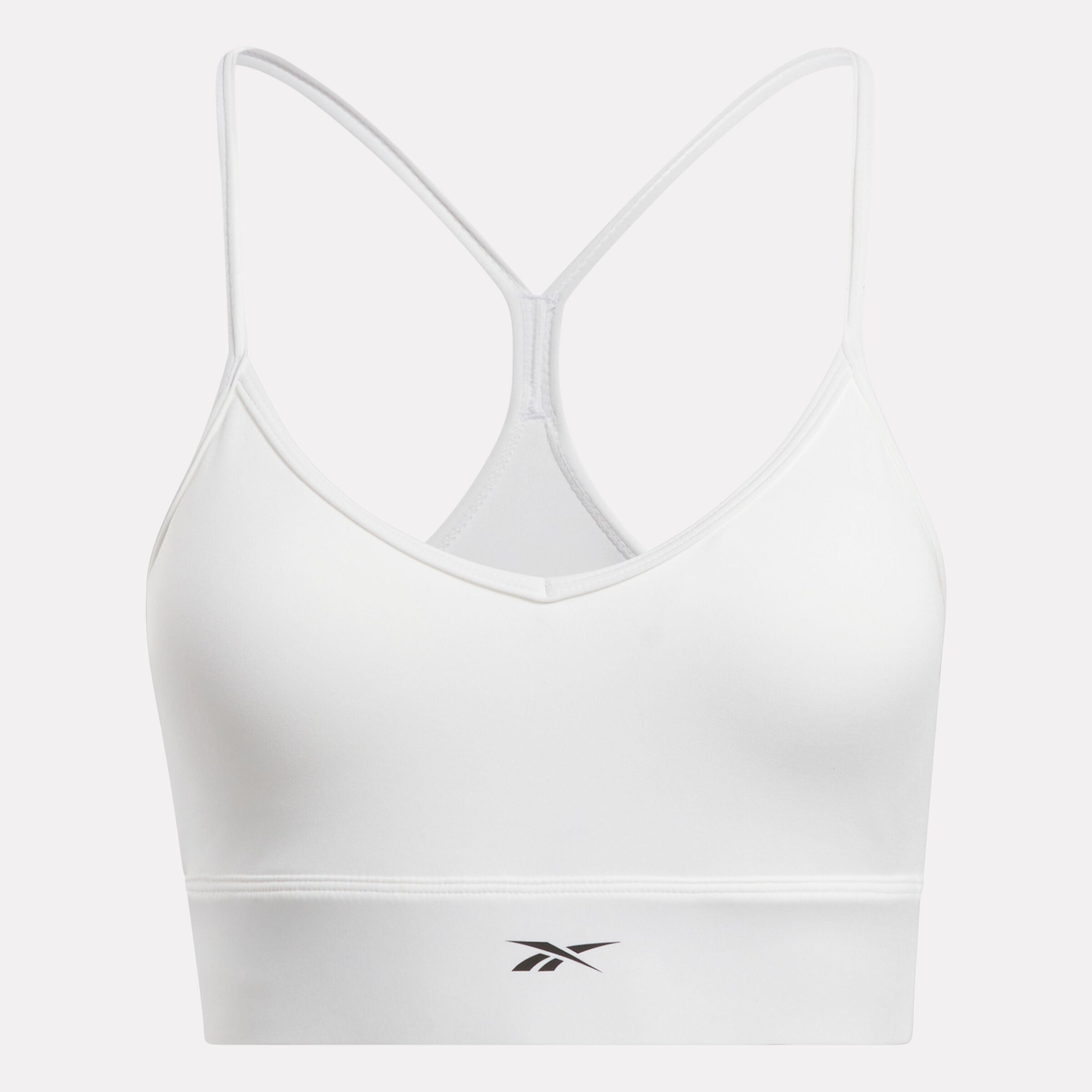 High Support Workout Sports Bra for Women - Breathable & Comfortable White Yoga Bra for Running, Gym & Fitness Training