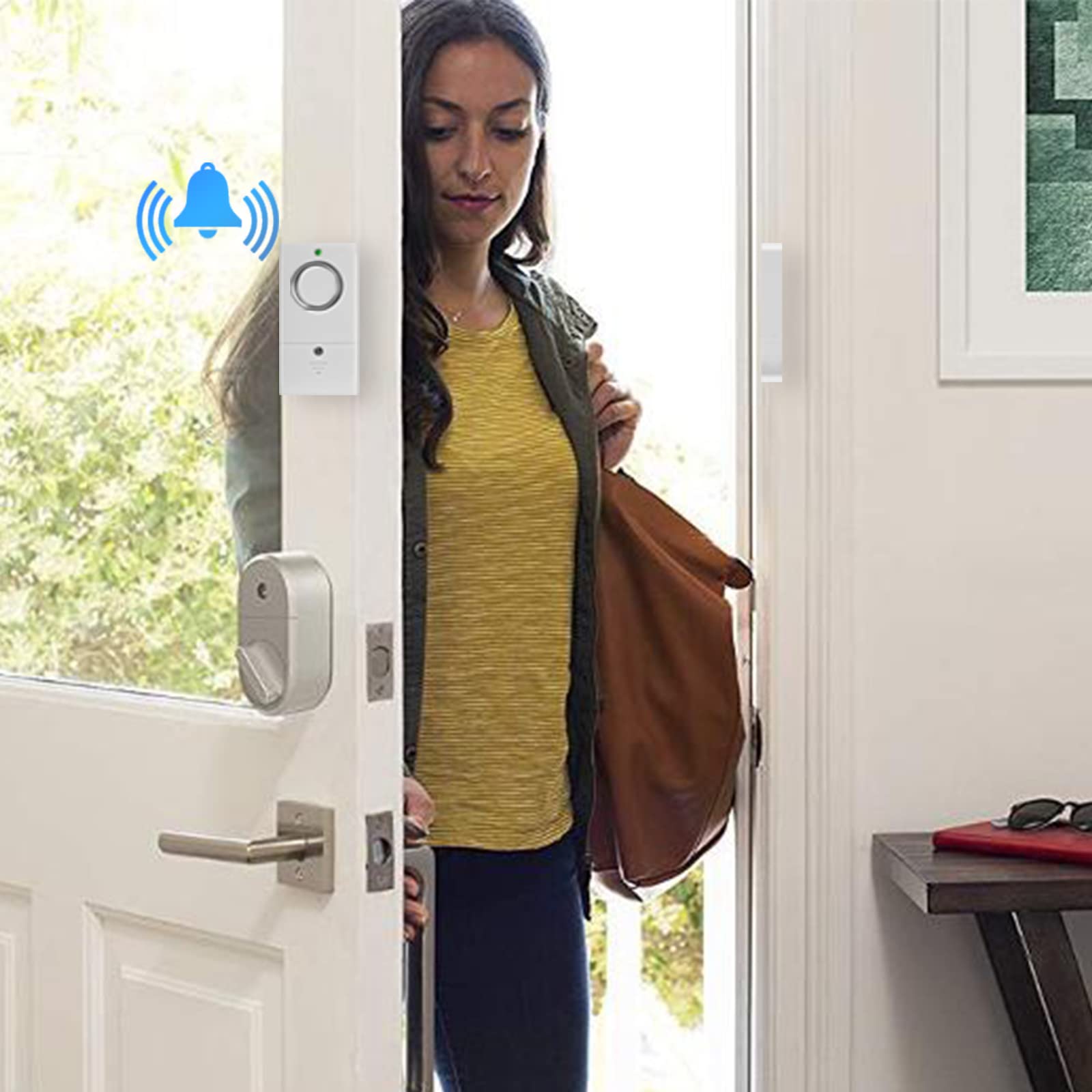 120DB Loud Door and Window Alarm for Home Security - 6 Pack Child Safety Alarm with Instant Alert for Doors Opening - Ideal for Kids Safety, Pool Security & Entry Protection