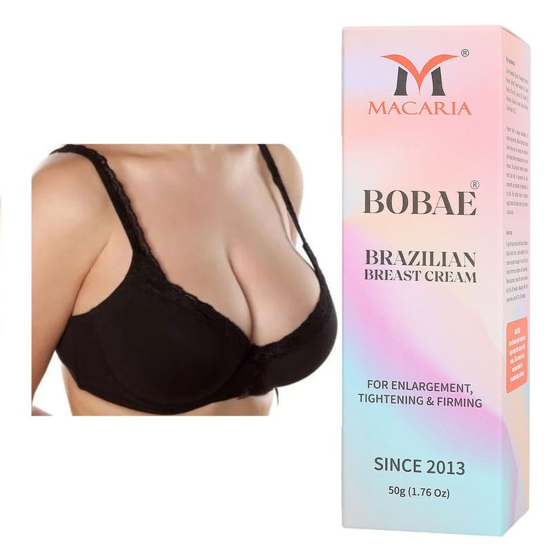 MACARIA Bobae Firming Breast Cream - Bust Tightening & Enlargement Lotion for Women | Natural Breast Lift & Growth Enhancement | Perfect for Massage, Post-Pregnancy Care & Body Contouring