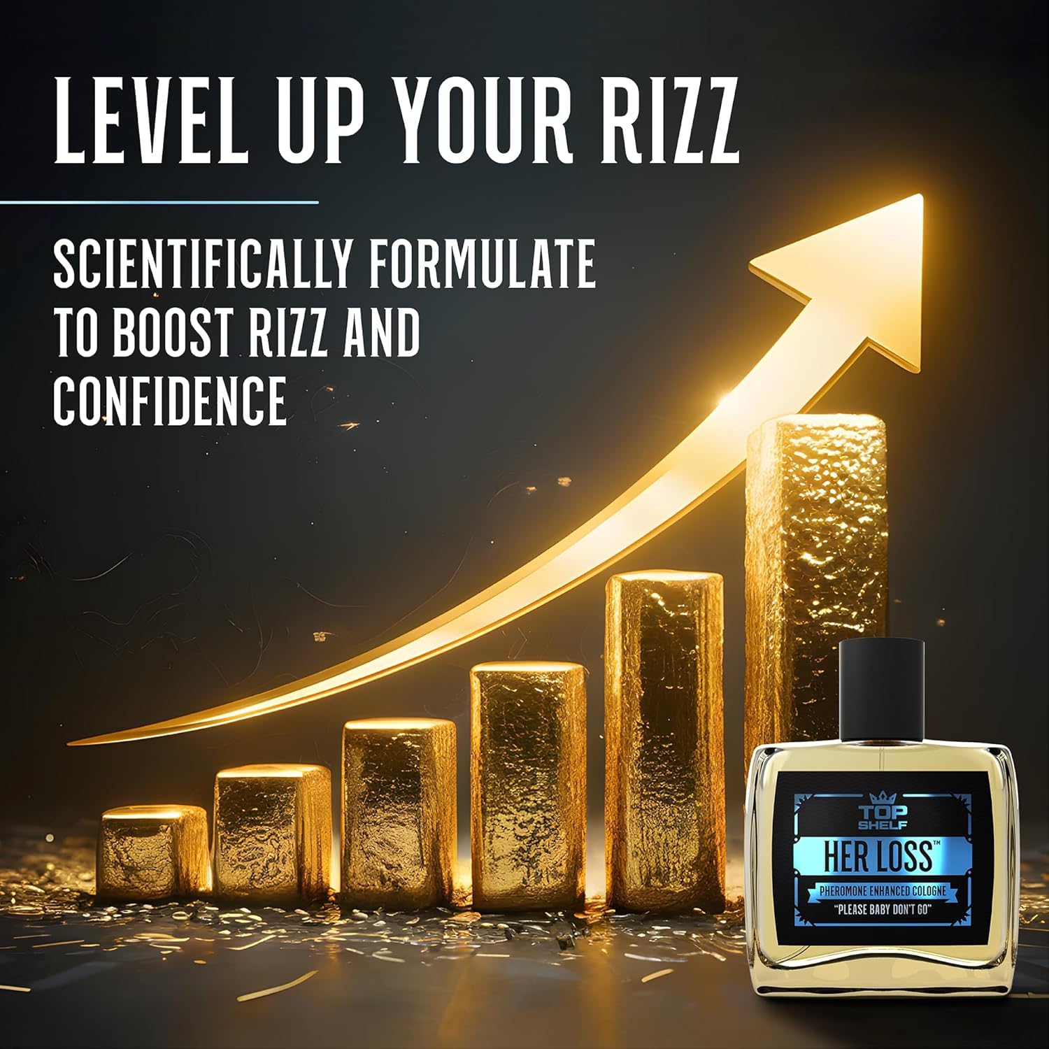 Her Loss Cologne for Men - Pheromone & Hypnosis 2.0 Perfume | Long-Lasting Fragrance for Date Night, Special Occasions & Confidence Boost