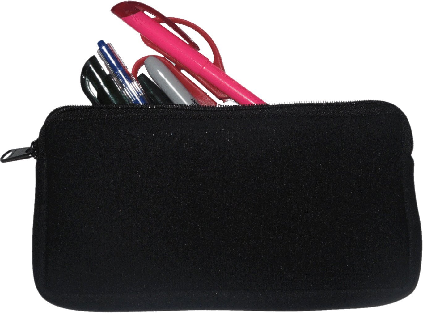 Cartoon Skull & Bones Design Neoprene Pencil Case (pc1058) - Durable School Supplies for Students, Artists & Office Use - Perfect for Backpacks, Desks & Travel Organization