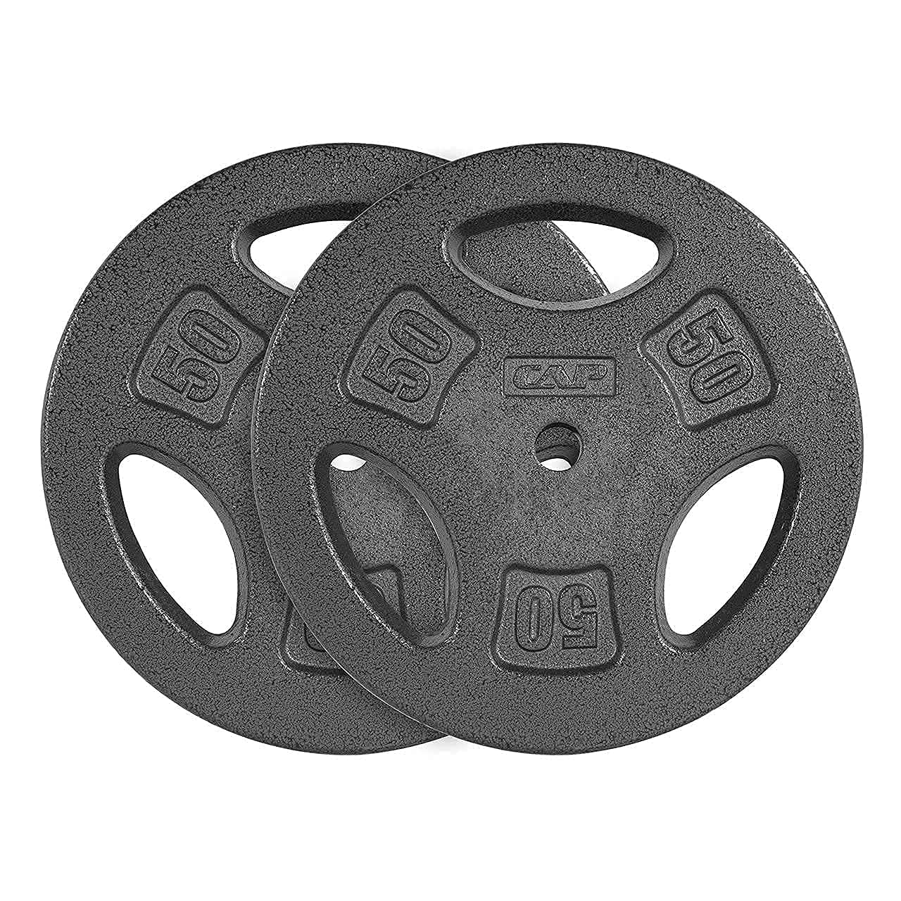 WF Athletic Supply 1-Inch Standard Grip Cast Iron Weight Plate for Strength Training, Muscle Toning & Weight Loss - Ideal for CrossFit, Home Gym & Functional Fitness Workouts - Multiple Weight Options Available