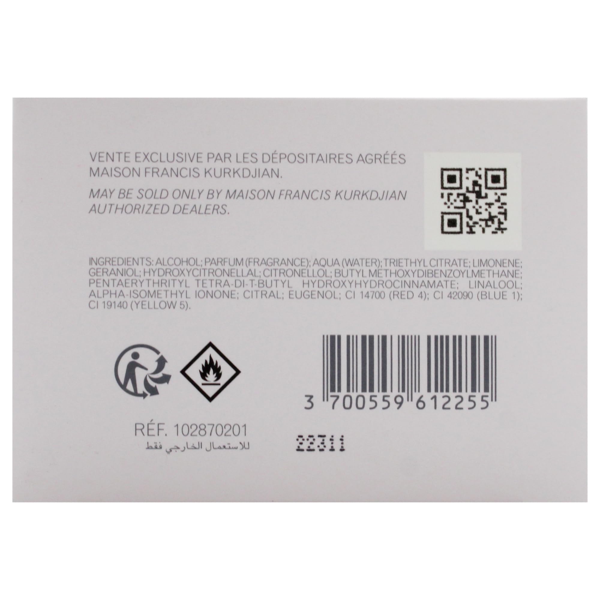 Maison Francis Kurkdjian A La Rose Eau de Parfum for Women - 2.4 oz / 70ml Floral Perfume Spray | Romantic Date Night & Special Occasion Fragrance