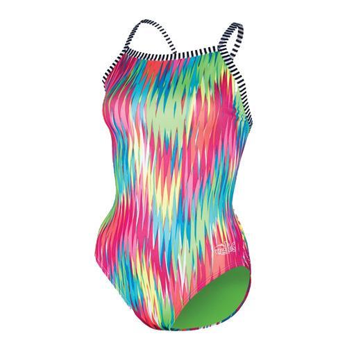 Uglies Fizzy Women's One-Piece Swimsuit - Trendy Floral Print Bathing Suit for Women, Perfect for Beach Vacations & Pool Parties
