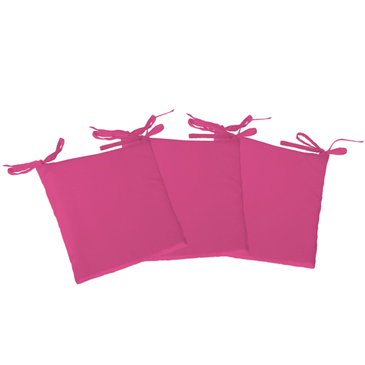 40x40x4cm Solid Color 100% Cotton Chair Cushions - Removable Cover, 30 Color Options, Customizable - Perfect for Dining Chairs, Office Seats, and Home Decor