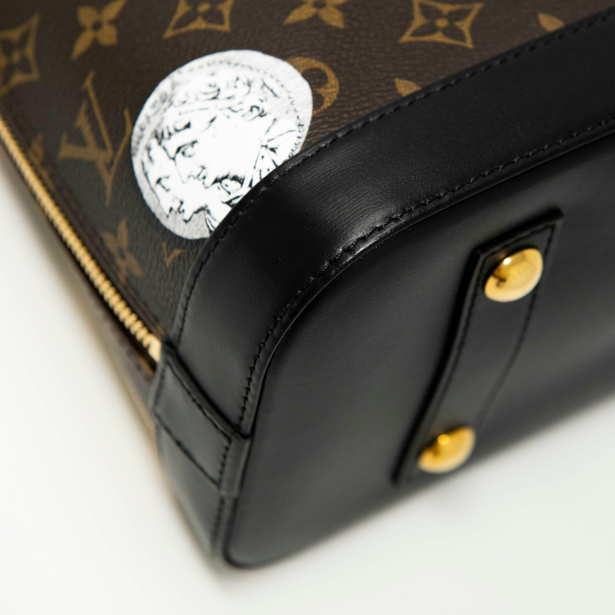 Authentic Louis Vuitton Monogram Fornasetti Cameo Alma PM Handbag - Luxury Designer Crossbody Bag for Women, Perfect for Date Night & Special Occasions