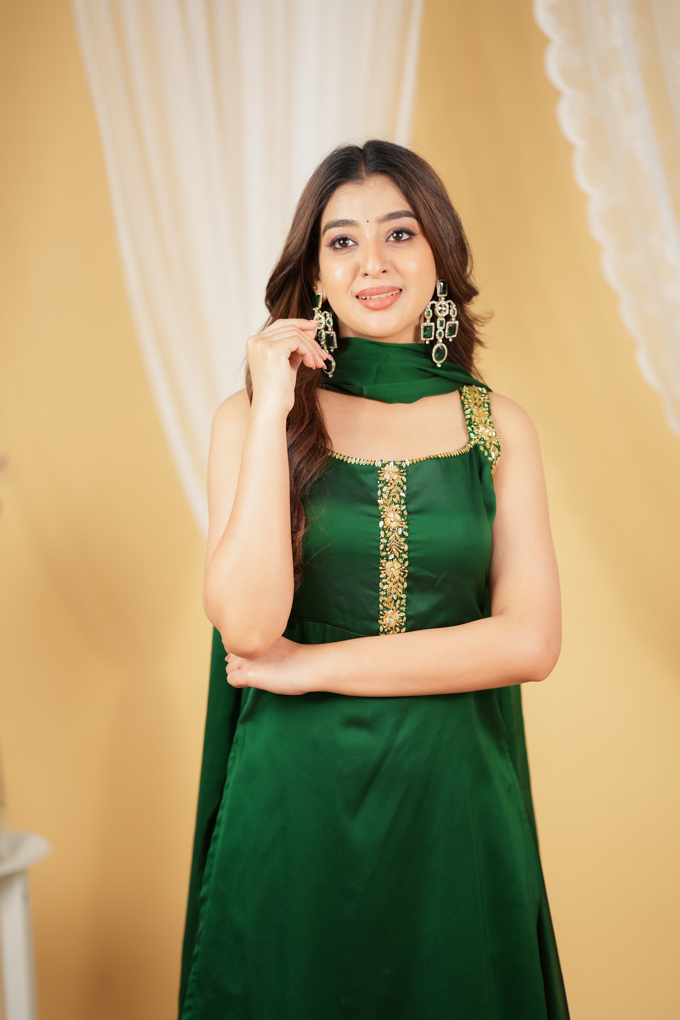 Premium Designer Varnika Sharara Set DD689 - Elegant Indian Ethnic Wear for Weddings, Parties & Festive Occasions