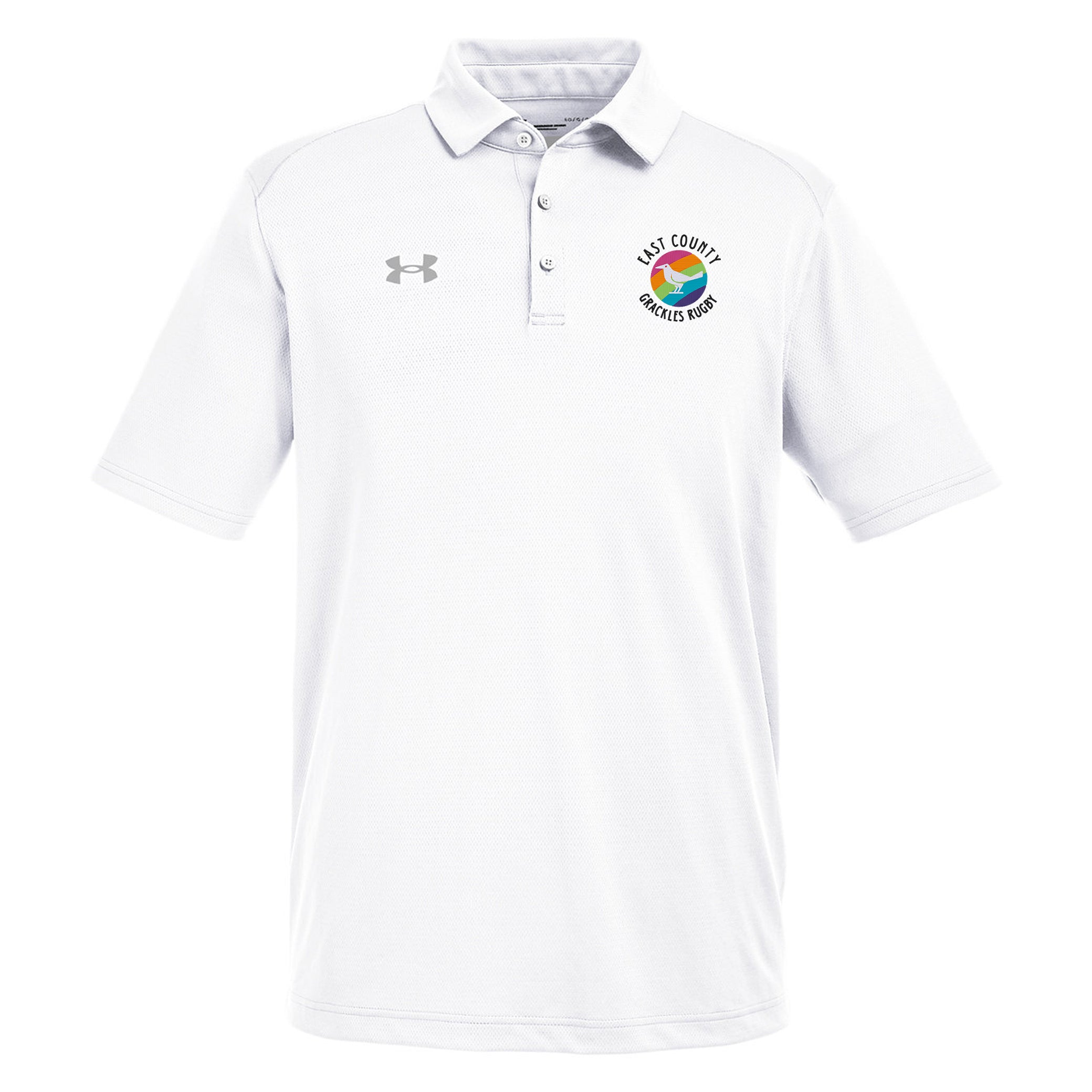 East Co. Grackles UA Team Tech Polo Shirt - Moisture Wicking Performance Golf & Tennis Polo for Men - Perfect for Sports, Work & Casual Wear