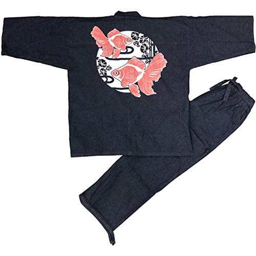 Navy Goldfish and Morning Glory 108