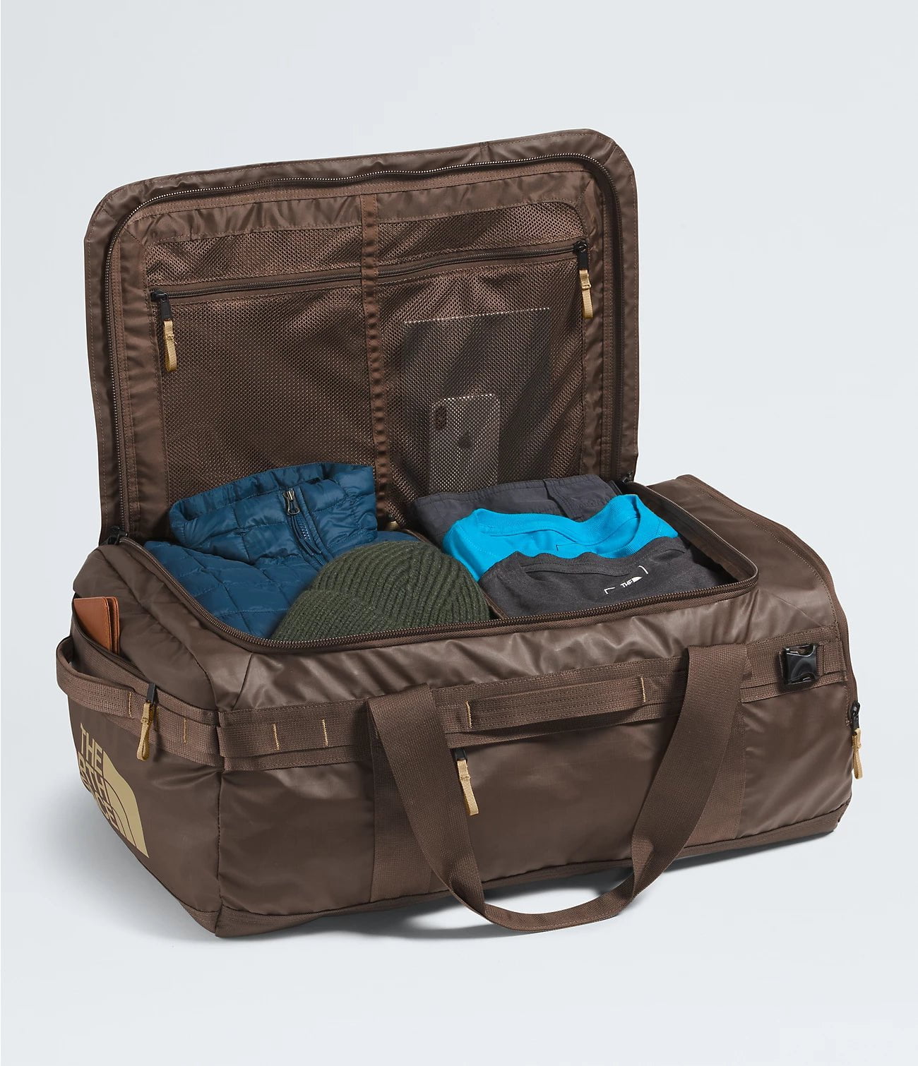 The North Face Base Camp Voyager Duffel 62L - Waterproof Travel Duffel Bag for Camping, Hiking & Outdoor Adventures - Durable Gear for Men & Women