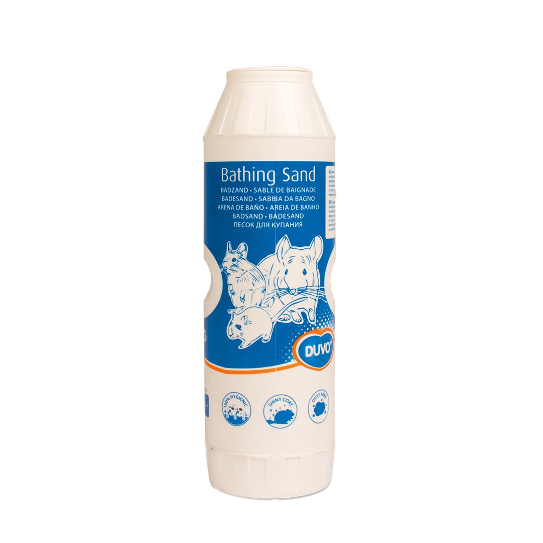 DUVO PLUS Chinchilla Bathing Sand - 1.9kg Dust Bath for Small Pets | Natural Dust for Chinchillas, Hamsters & Degus | Cage Accessories for Small Animal Care