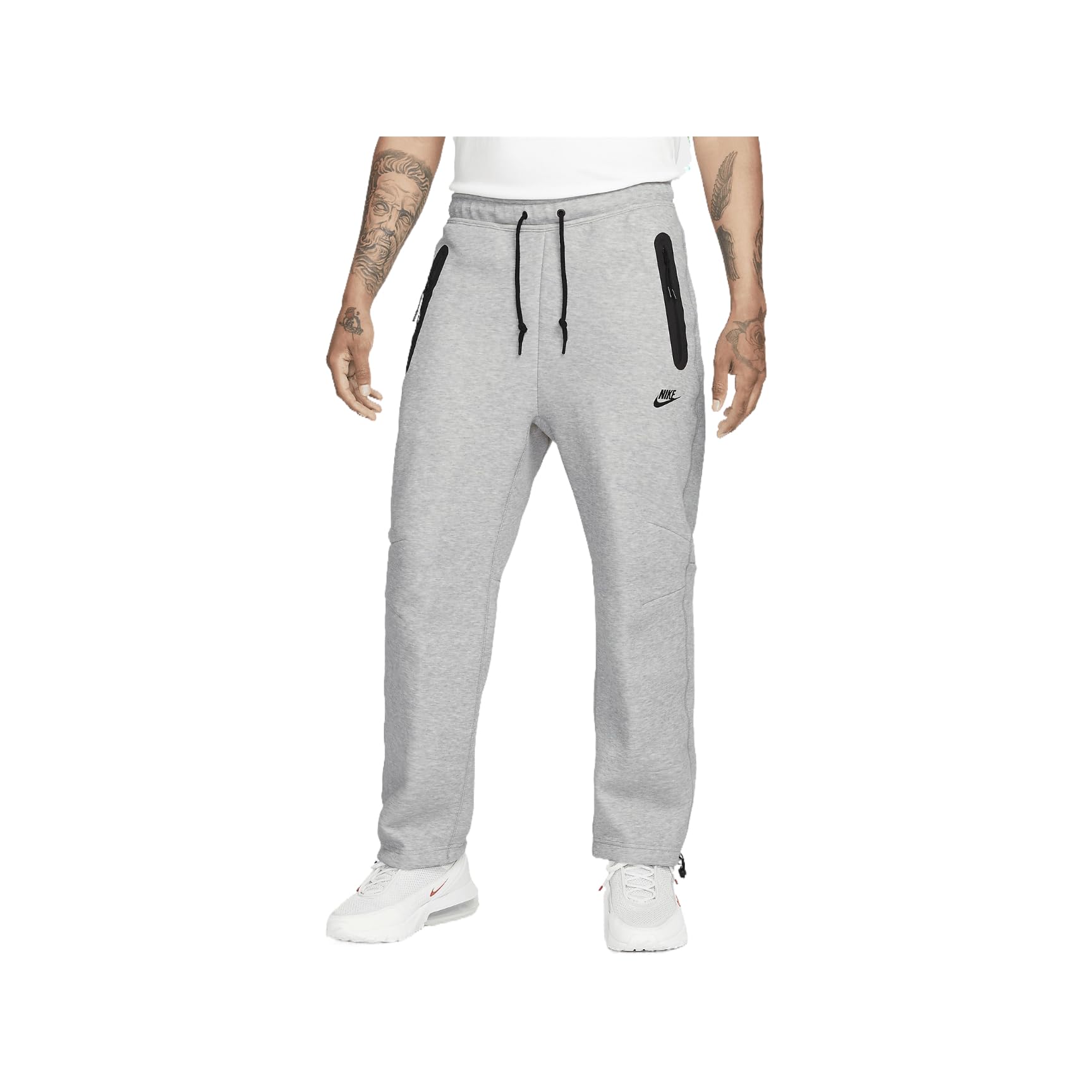 Nike Tech Fleece Men's Open-Hem Sweatpants - Lightweight Joggers for Running, Gym & Casual Wear | Comfortable Athletic Pants for Men's Workout & Lounge