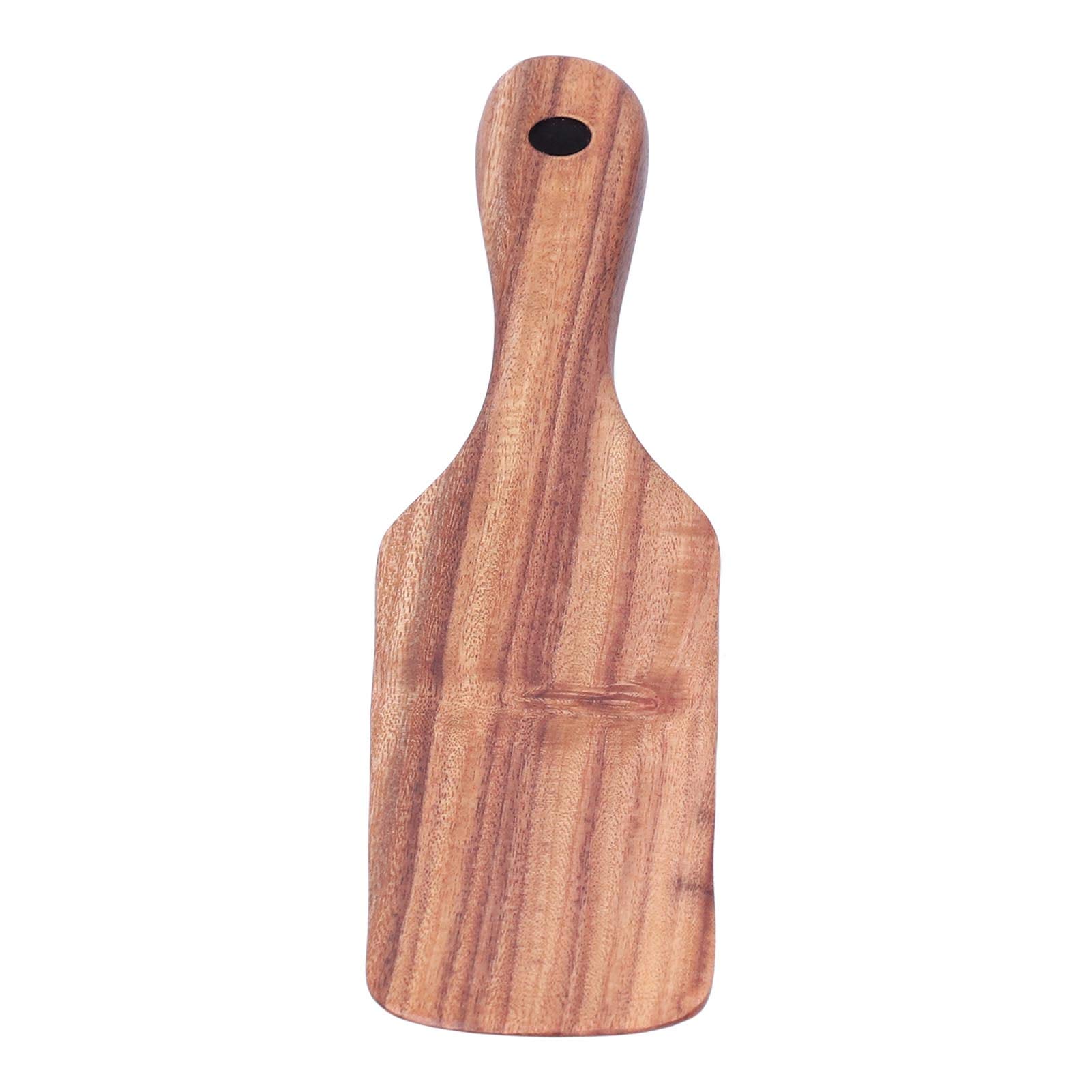 Premium Wooden Spatula for Frying - Natural Kitchen Cooking Utensil for Steak, Eggs & Pancakes - Eco-Friendly Wooden Turner & Scraper for Non-Stick Pans - Perfect for Grilling, Baking & Everyday Cooking