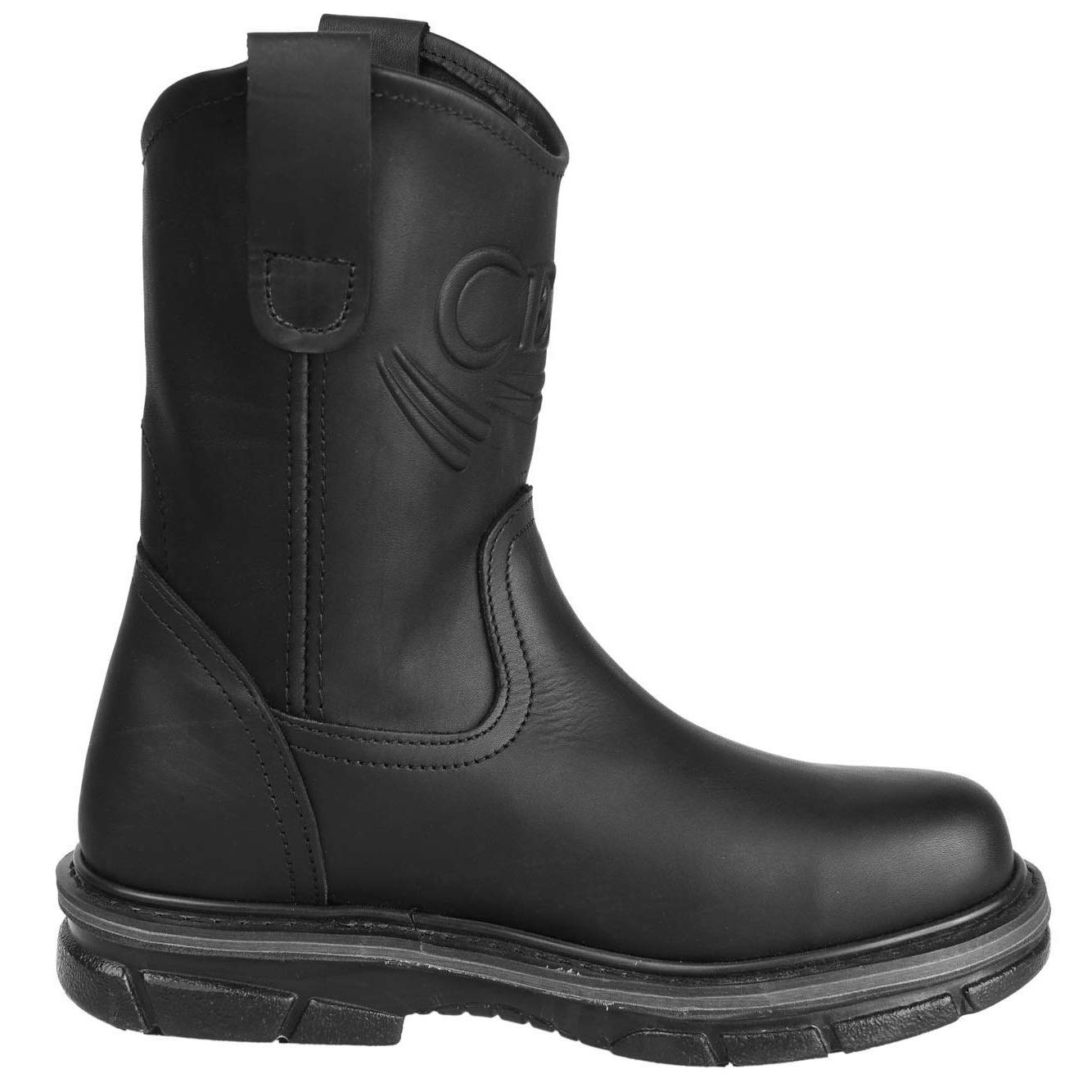 CEBU Men's Max 10 Inch Steel Toe Work Boots - Waterproof, Slip Resistant, Comfortable for Construction & Outdoor Work - Heavy Duty Safety Shoes for Industrial, Warehouse, and Landscaping Jobs