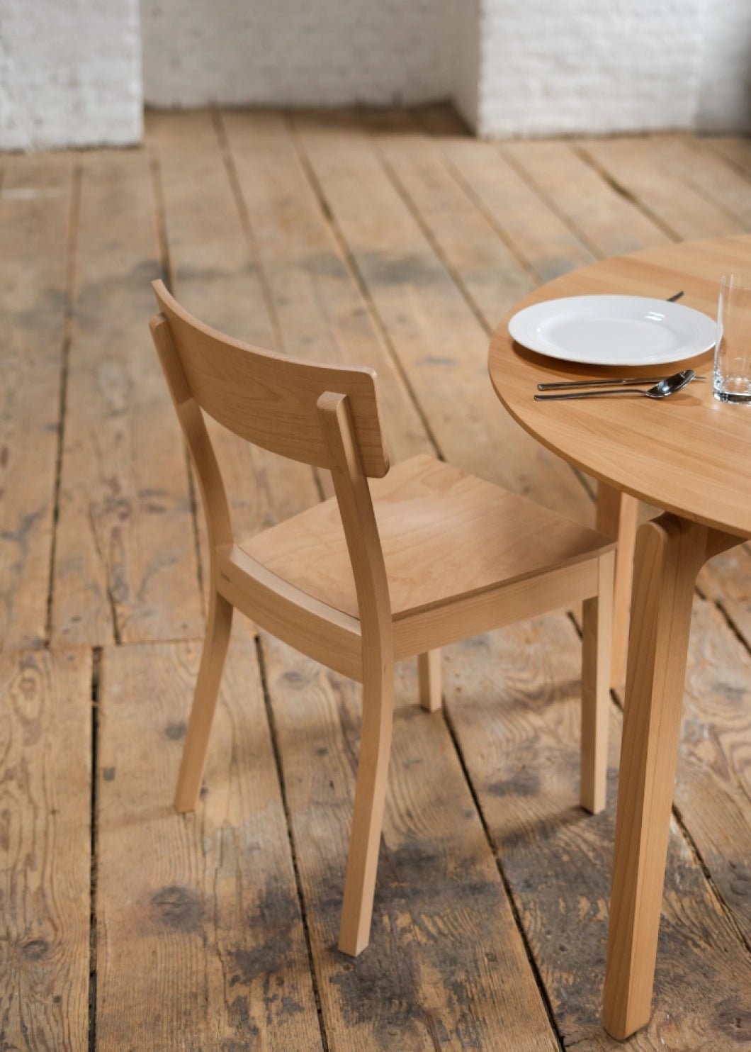 Bergamo Bentwood Chair with Veneer Seat by Ton - Stylish & Comfortable Dining Room Chair for Home, Restaurant, and Office Use