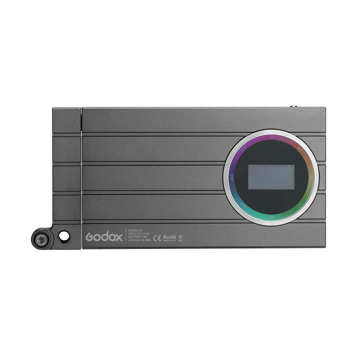 M1 RGB Mini LED Illuminator with Stand - Adjustable Lighting for Photography, Gaming & Streaming (Grey) - Perfect for Content Creators & PC Setup