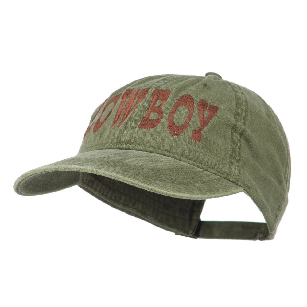 e4Hats.com Premium Washed Cowboy Hat with Embroidery - Perfect for Western Rodeo, Country Music Festivals & Outdoor Adventures