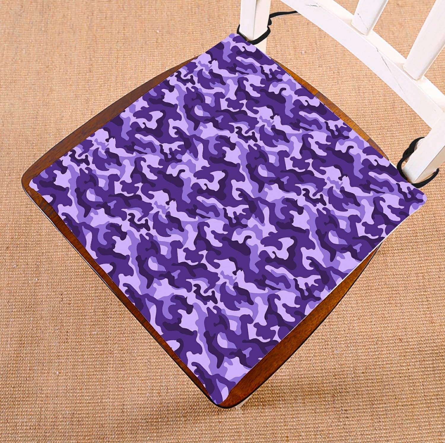 Purple Camouflage Bed Runner - 20x95 Inch Decorative Bed Scarf for Queen & King Size Beds | Soft Textured Bedspread for Home Decor, Wedding & Guest Room Styling