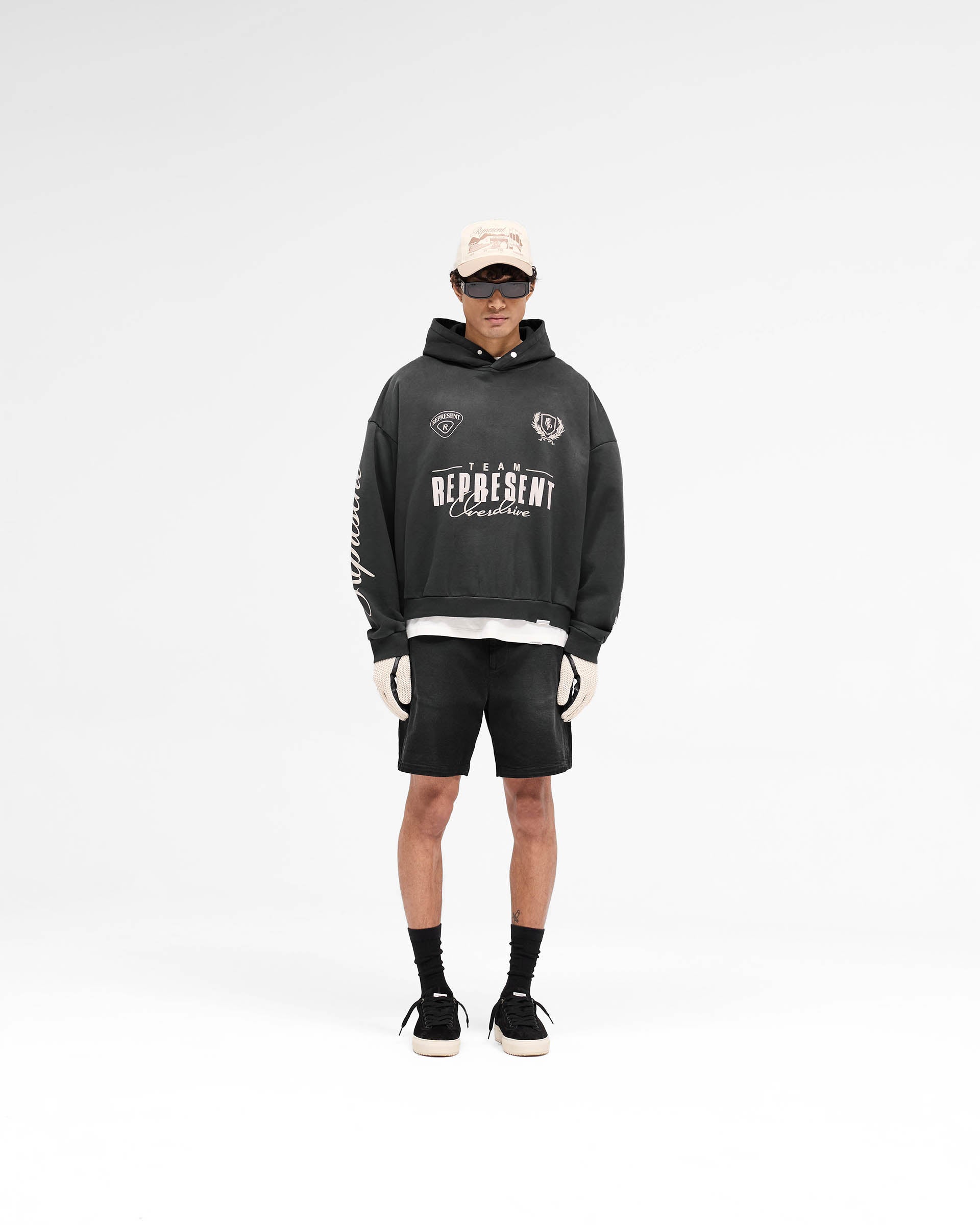 World Championship Hoodie - Stained Black | Comfortable & Stylish Pullover for Sports Fans & Athletes | Perfect for Gym, Running & Casual Wear