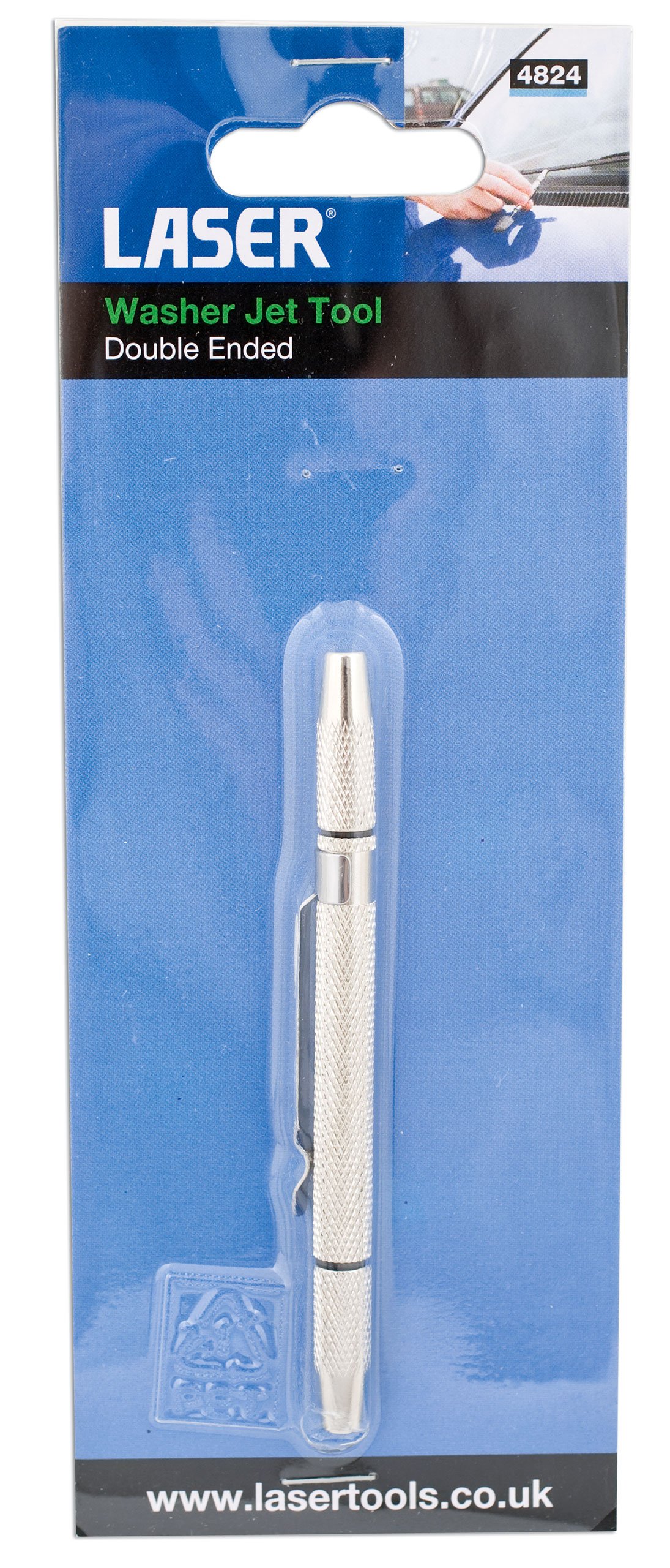 Laser 4824 Washer Jet Tool (CD) - Professional Auto Repair Tool for Windshield Washer Nozzle Adjustment - Perfect for Mechanics & DIY Car Maintenance