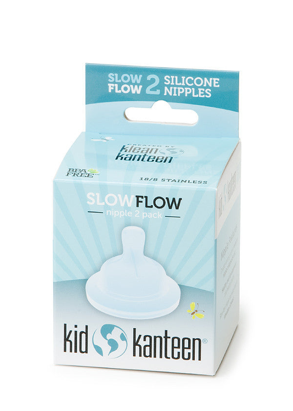 Kid Kanteen Baby Bottle Nipples - BPA-Free, Soft & Flexible for Newborns & Infants - Perfect for Breastfeeding Transition, Travel & Daycare Use