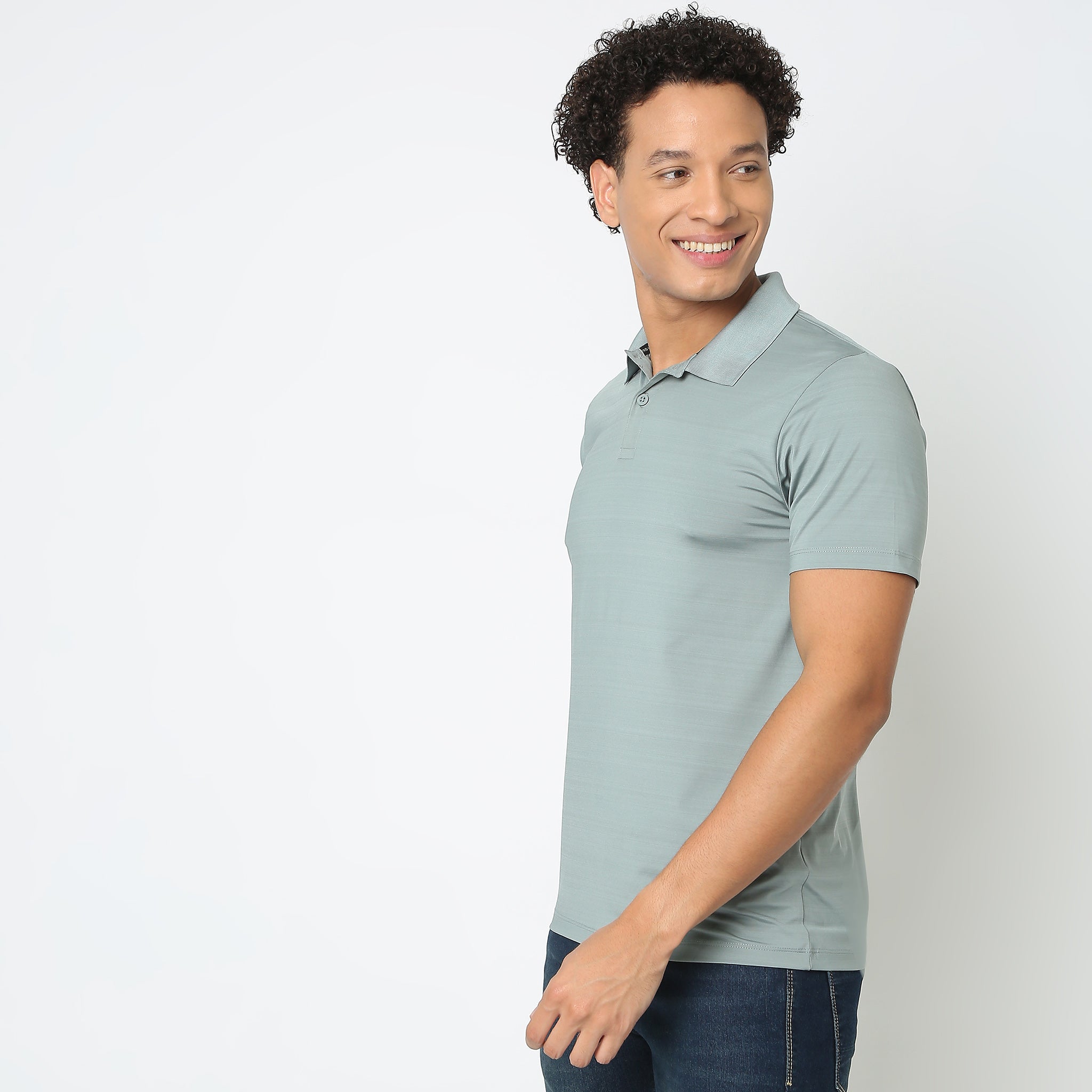AirDry Pro® Feather Light Weight Regular Fit Solid Polo Shirt for Men - Breathable Quick-Dry Performance Polo for Golf, Tennis & Casual Wear